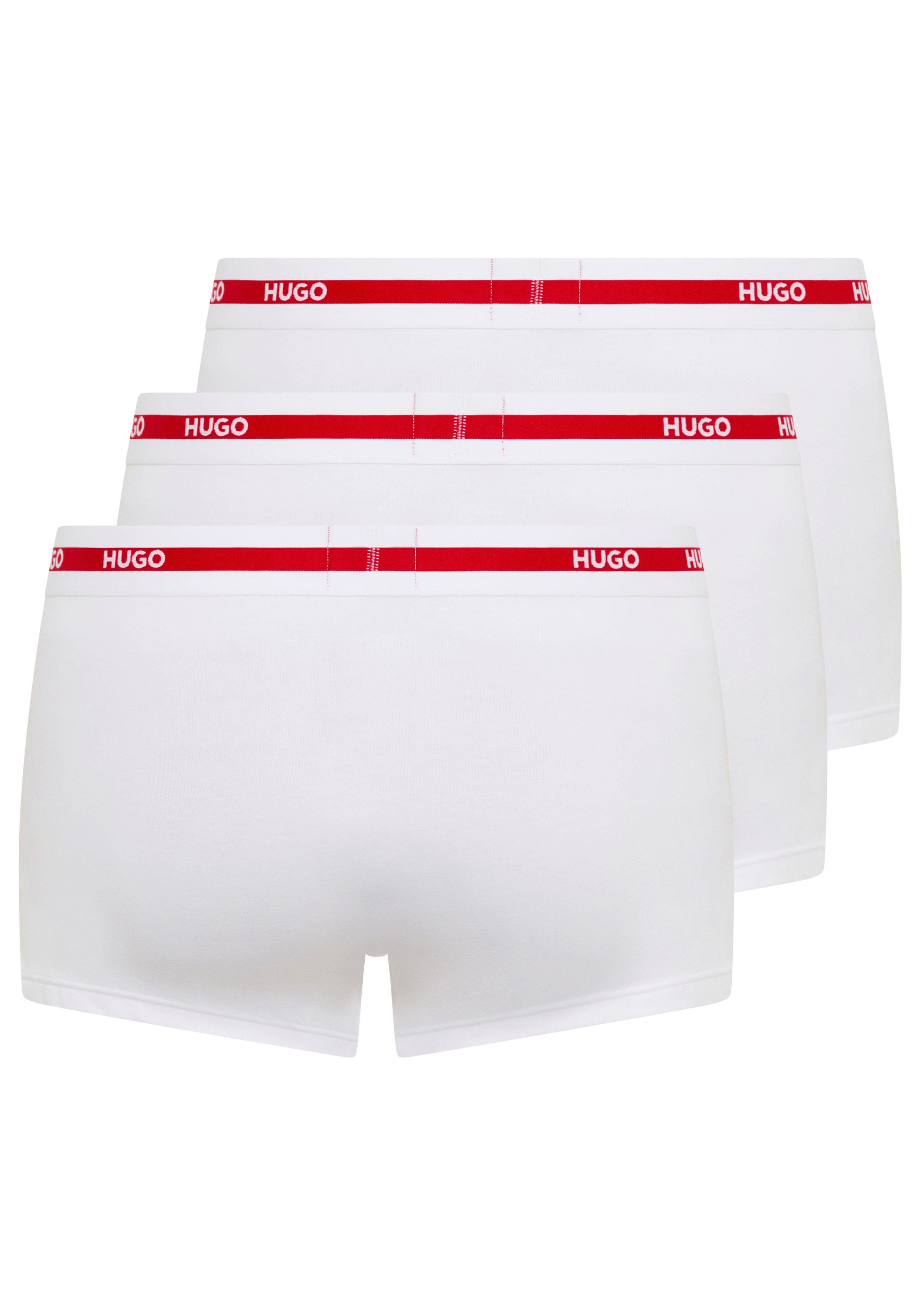 HUGO Underwear Trunk "TRIPLET PLANET", (3 St.), Logos am elastischen Bund, günstig online kaufen
