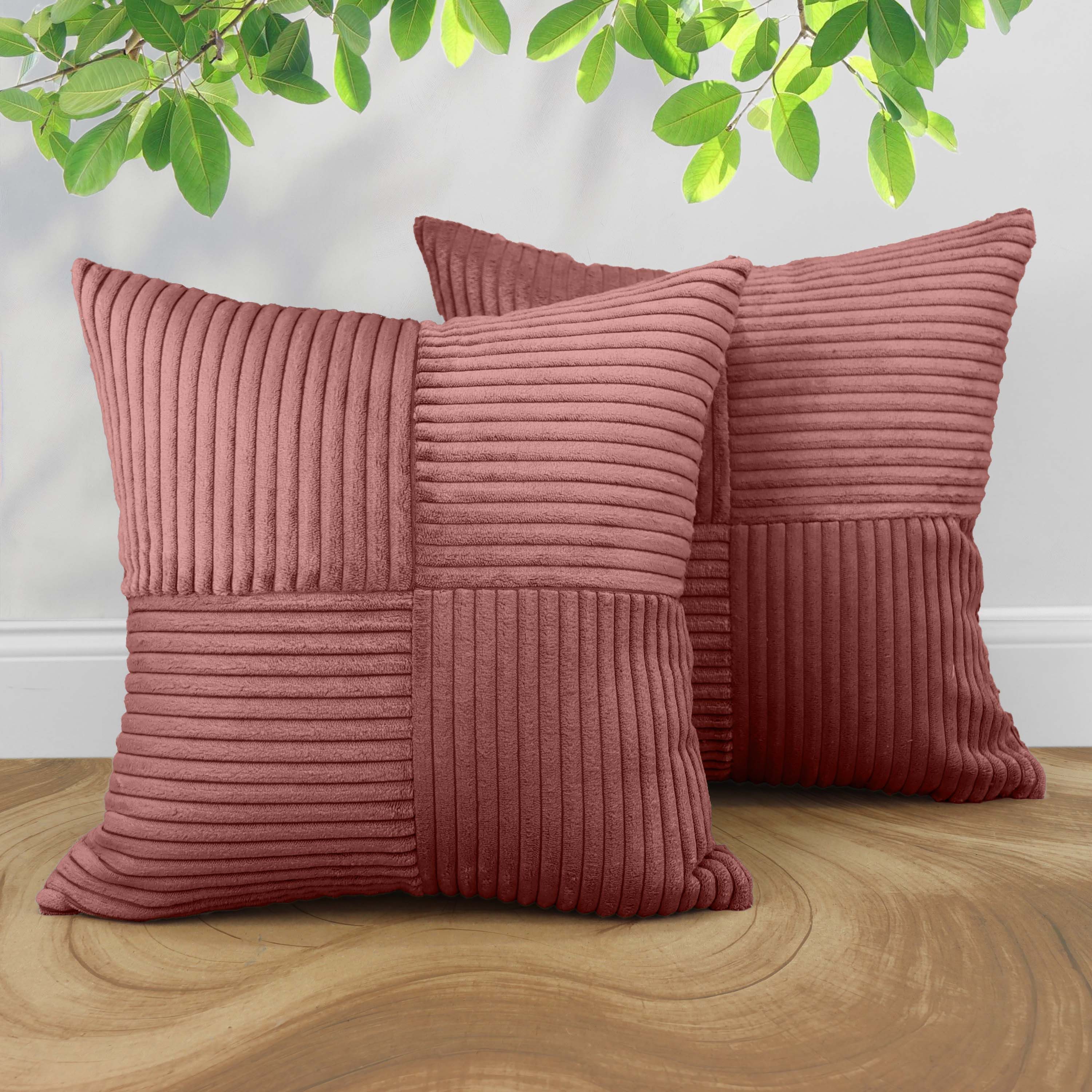 Amilian Kissenbezüge 2er Set Kissenhüllen - Sofakissenbezug & Couchkissenbezug, (2 Stück), 40x40 cm, Kissenhülle für Kissen, Dekokissen, Zierkissen, Sofakissen