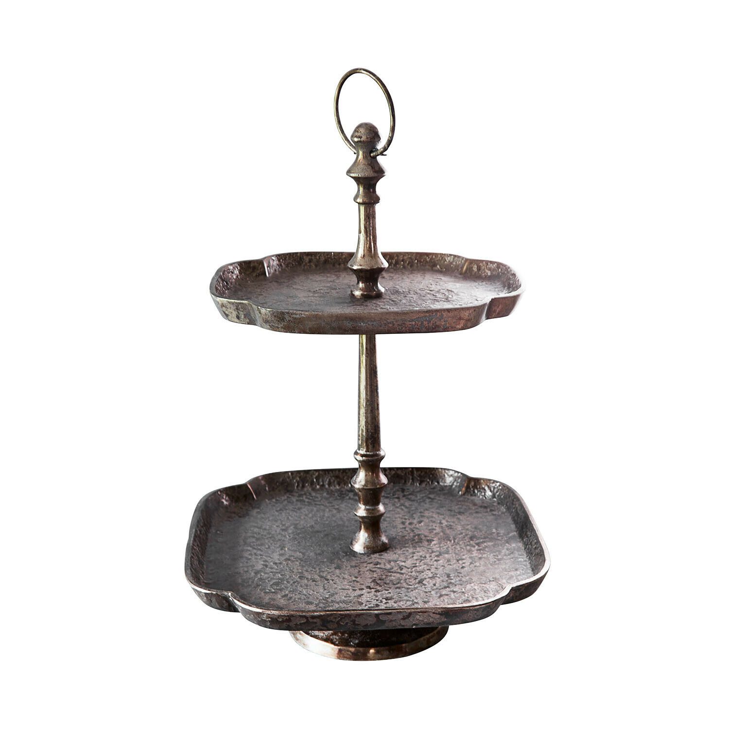 Mirabeau Etagere Etagere Lazmina antikschwarz, Aluminiumguss