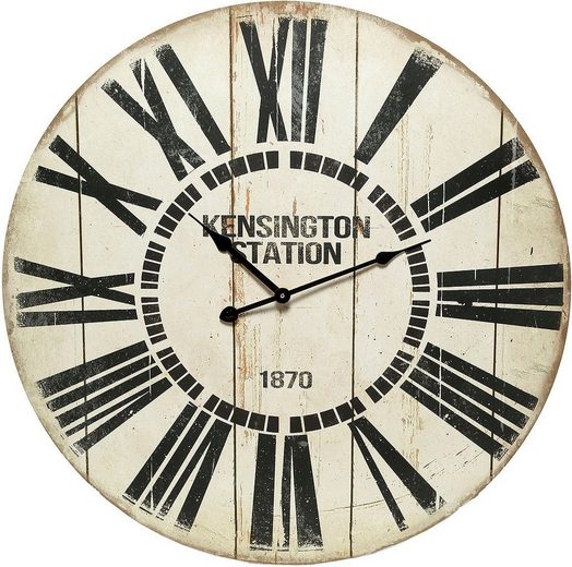 Ambiente Haus Wanduhr »Kensington Wanduhr 58cm« | OTTO