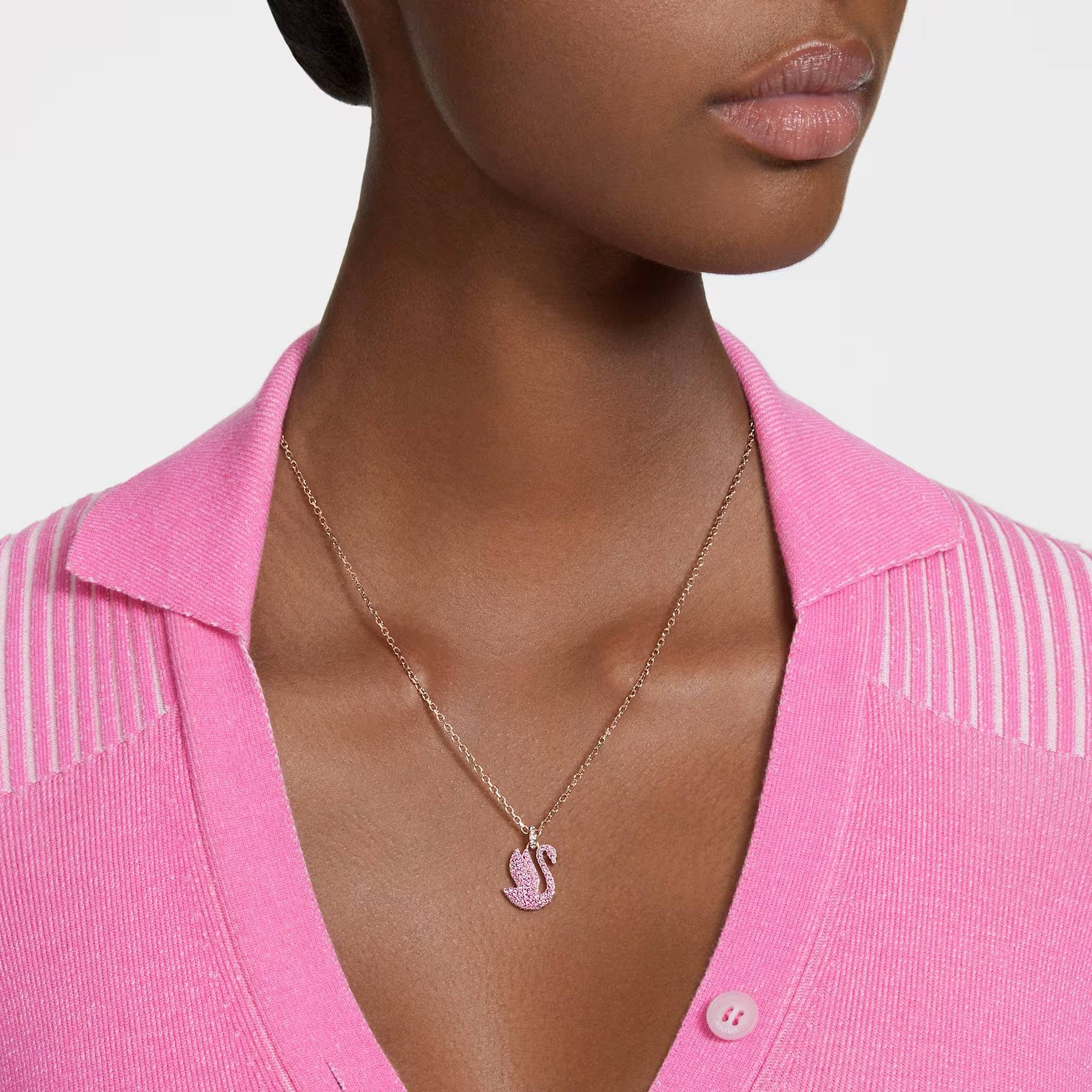 Swarovski Kette mit Anhänger Swan günstig online kaufen