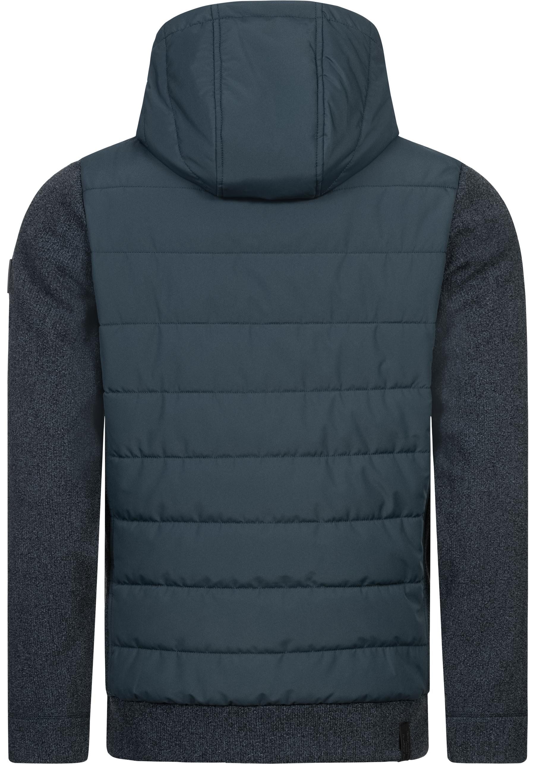 Ragwear Steppjacke Doryan Mel Coole Herren Outdoorjacke mit weichen Ärmeln