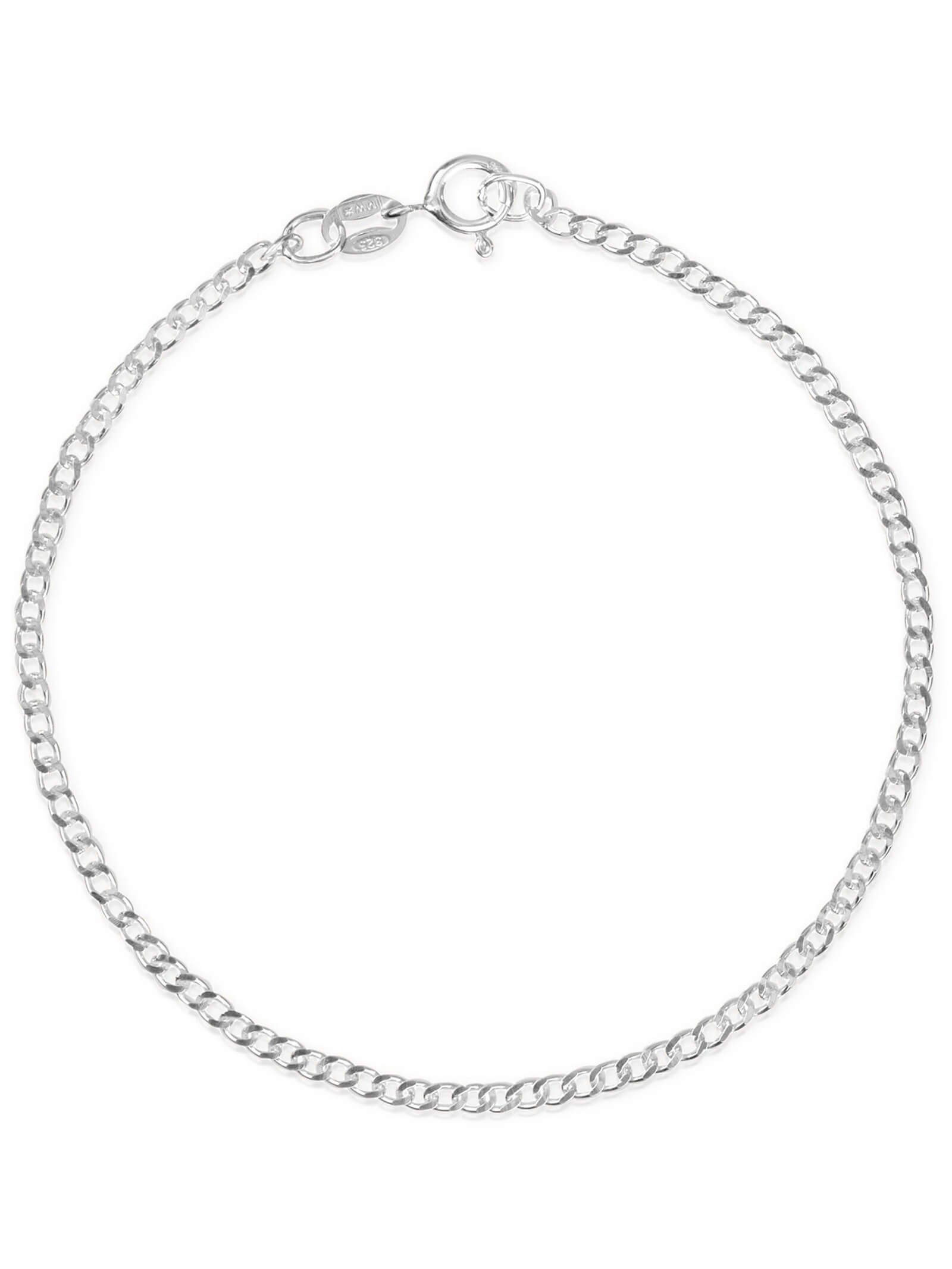 modabilé Panzerarmband Armband BONAFIDE, Armkettchen ohne Anhänger Damen 17cm, 1,85mm, Sterling Silber 925