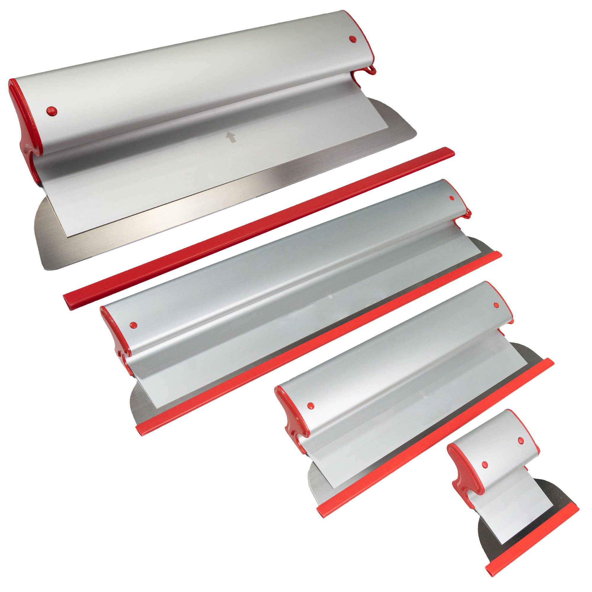 Flächenspachtel SET Flächenspachtel 25cm-80cm Trockenbau Glätten Putz Spachteln CT01