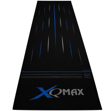 XQMAX Dartmatte Turnier Dartteppich 285x80cm Streifen Farbwahl, Turnierabstand Turniermatte Steeldart Rutschfest Teppich Darts
