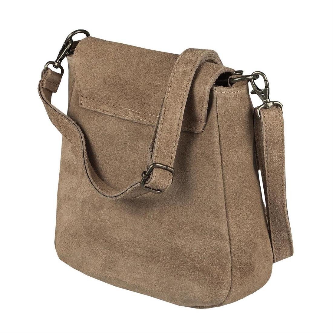 ITALYSHOP24 Schultertasche Made in Italy Damen Leder Tasche CrossOver, als günstig online kaufen