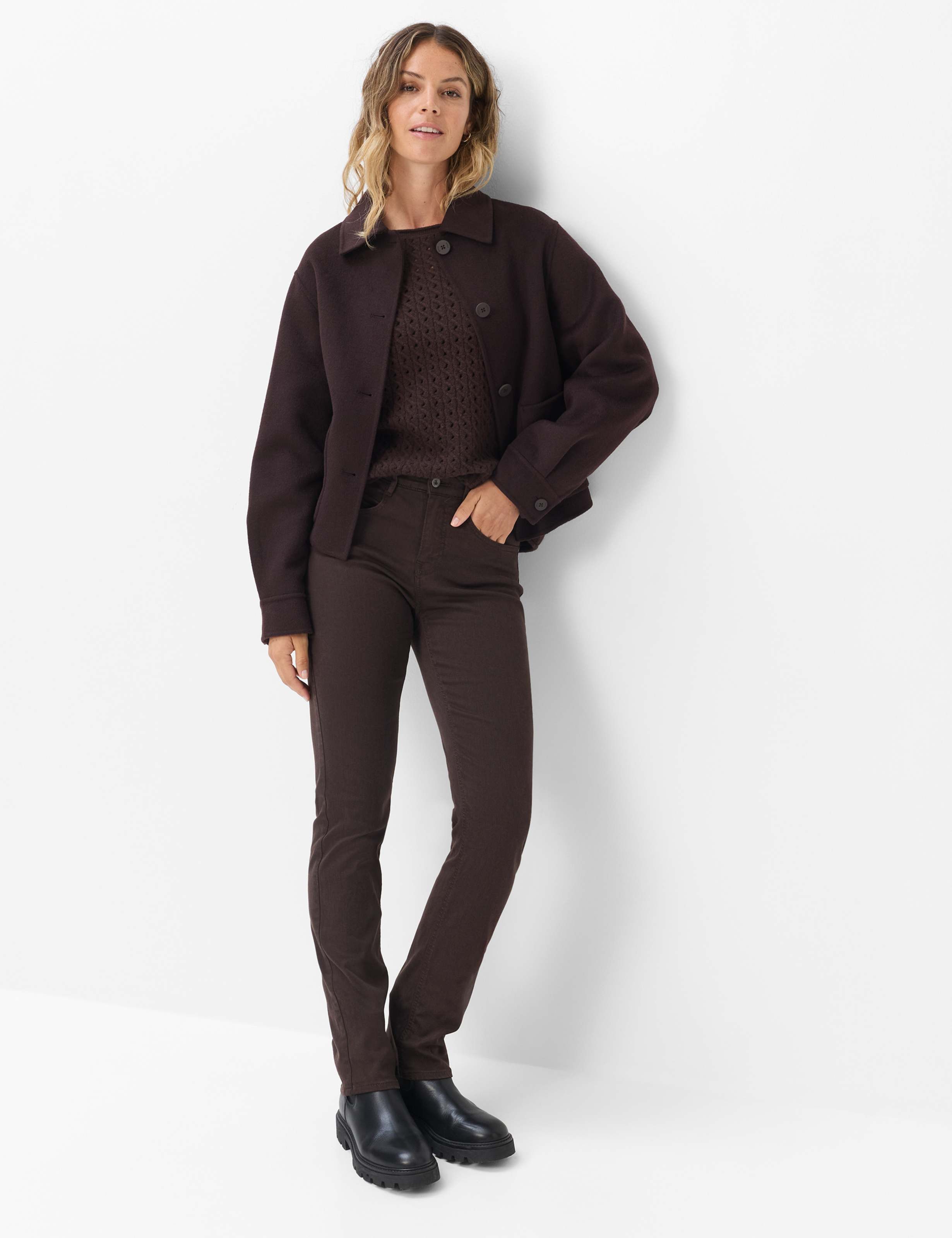 Brax 5-Pocket-Jeans Style MARY Thermo Denim: Five-Pocket-Jeans im Regular Fit – Bild 2 von 5