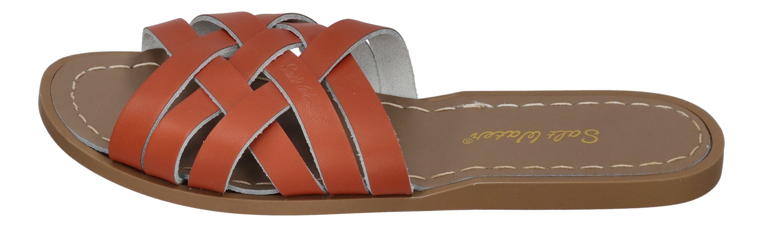 Salt Water RETRO SLIDE Pantolette Paprika