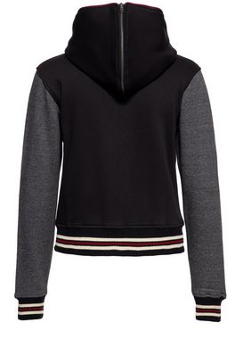 QueenKerosin Collegejacke Road Queens mit Kapuze