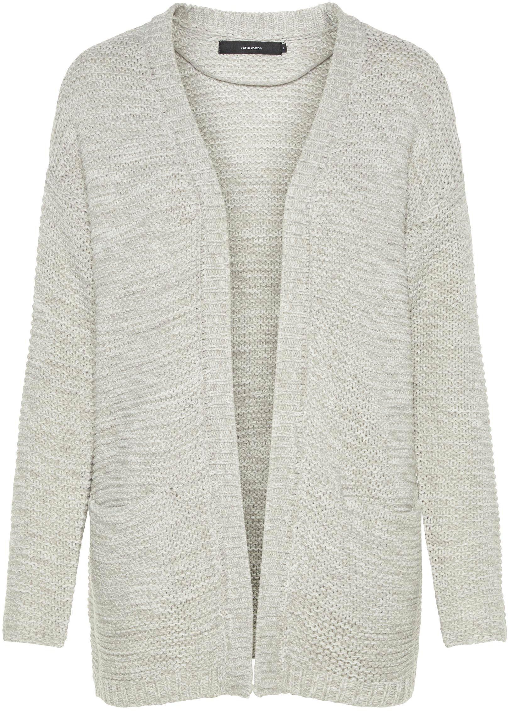 Vero Moda Cardigan VMNO NAME melange light grey LS