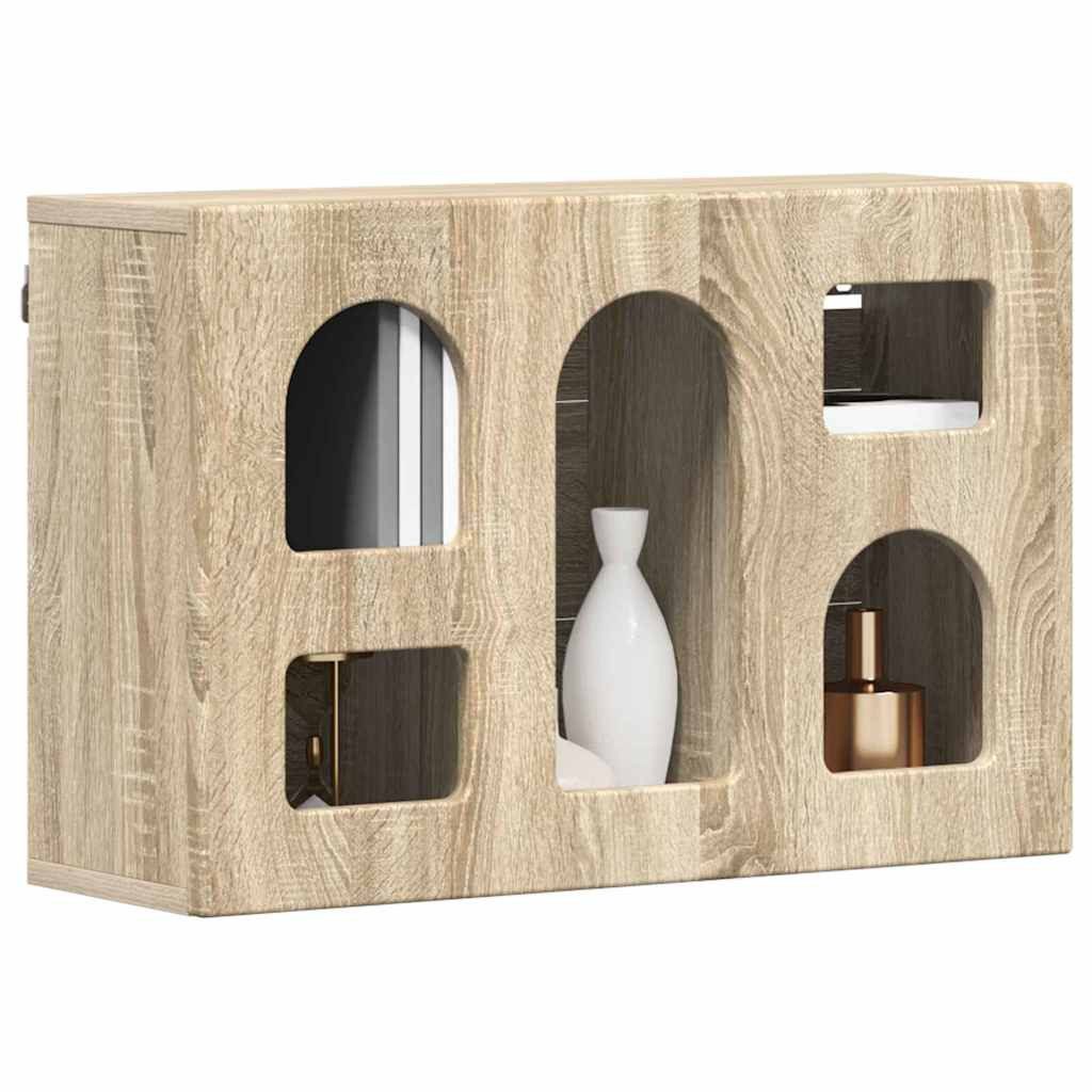 vidaXL Hängeschrank 60 x 20 x 40 cm Hängeschrank Sonoma-Eiche 60x20x40 cm Spanplatte