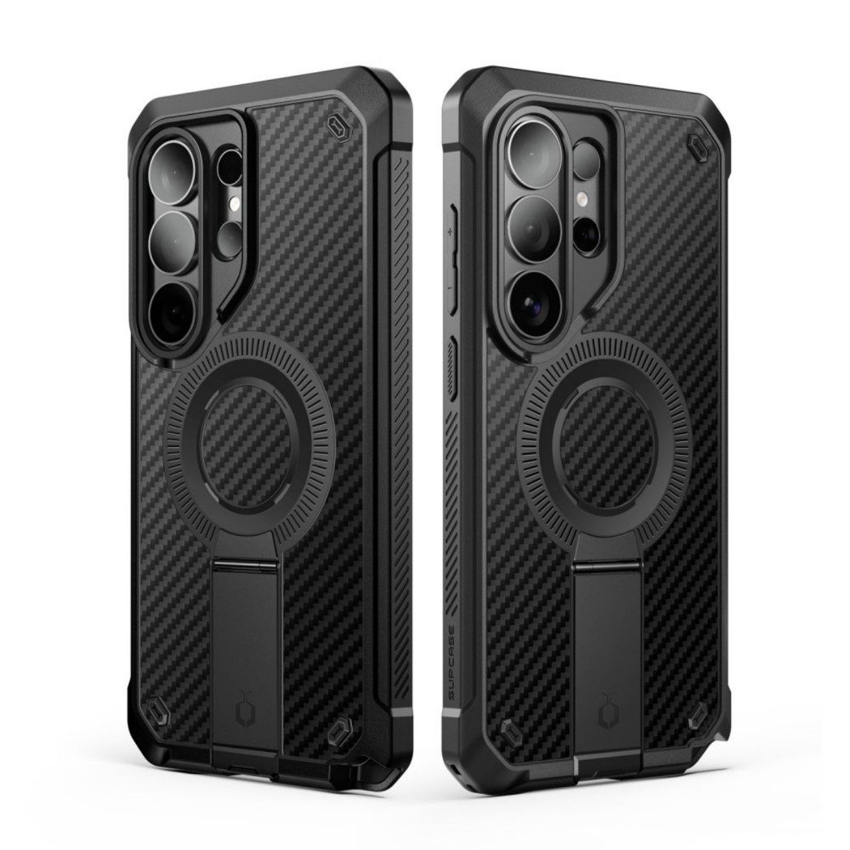 Supcase Schutz-Set Unicorn Beetle Pro Mag Hülle + Blende Set für Samsung Galaxy S26 Ultra 6,9 Zoll, Aramidfaser-Oberfläche verbindet edle Optik mit hoher Widerstandskraft