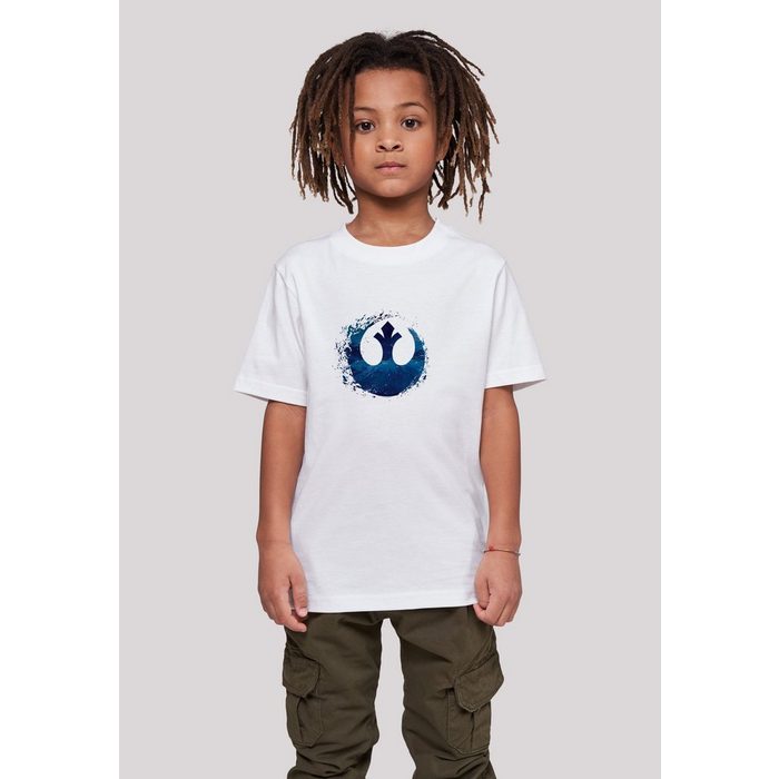 F4NT4STIC T-Shirt Star Wars Rise Of Skywalker Rebellen Logo Wave Unisex Kinder Premium Merch Jungen Mädchen Bedruckt