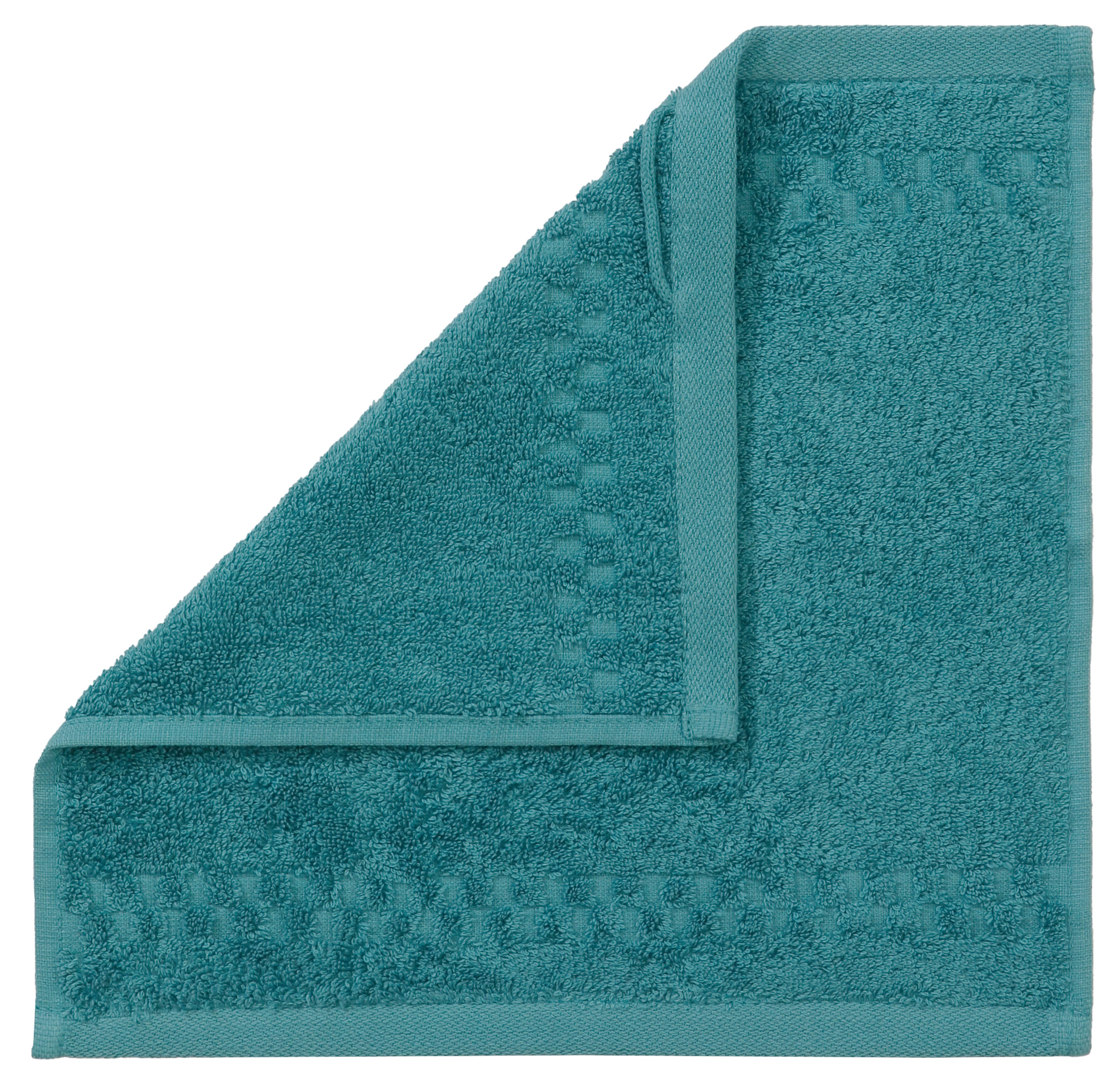 OTTO home Waschlappen Regona, Seiftücher 30x30cm, flauschig und weich, 500 gr/m², (Set, 10-St), Premium Handtücher mit Bordüre, Handtuch-Set, 100% Baumwolle