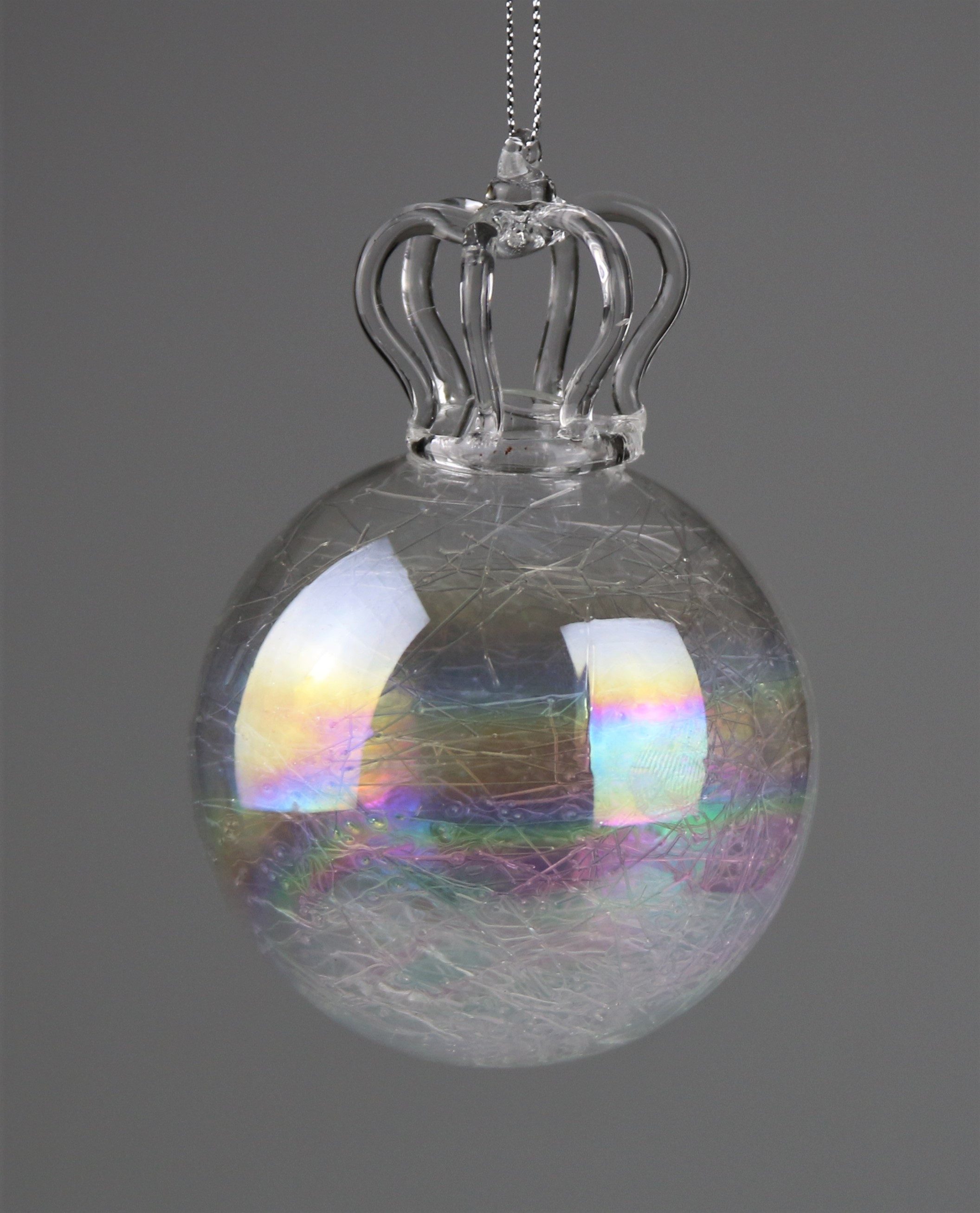 AM Design Weihnachtsbaumkugel aus Glas, BxH: 12x8 cm, 3er Set