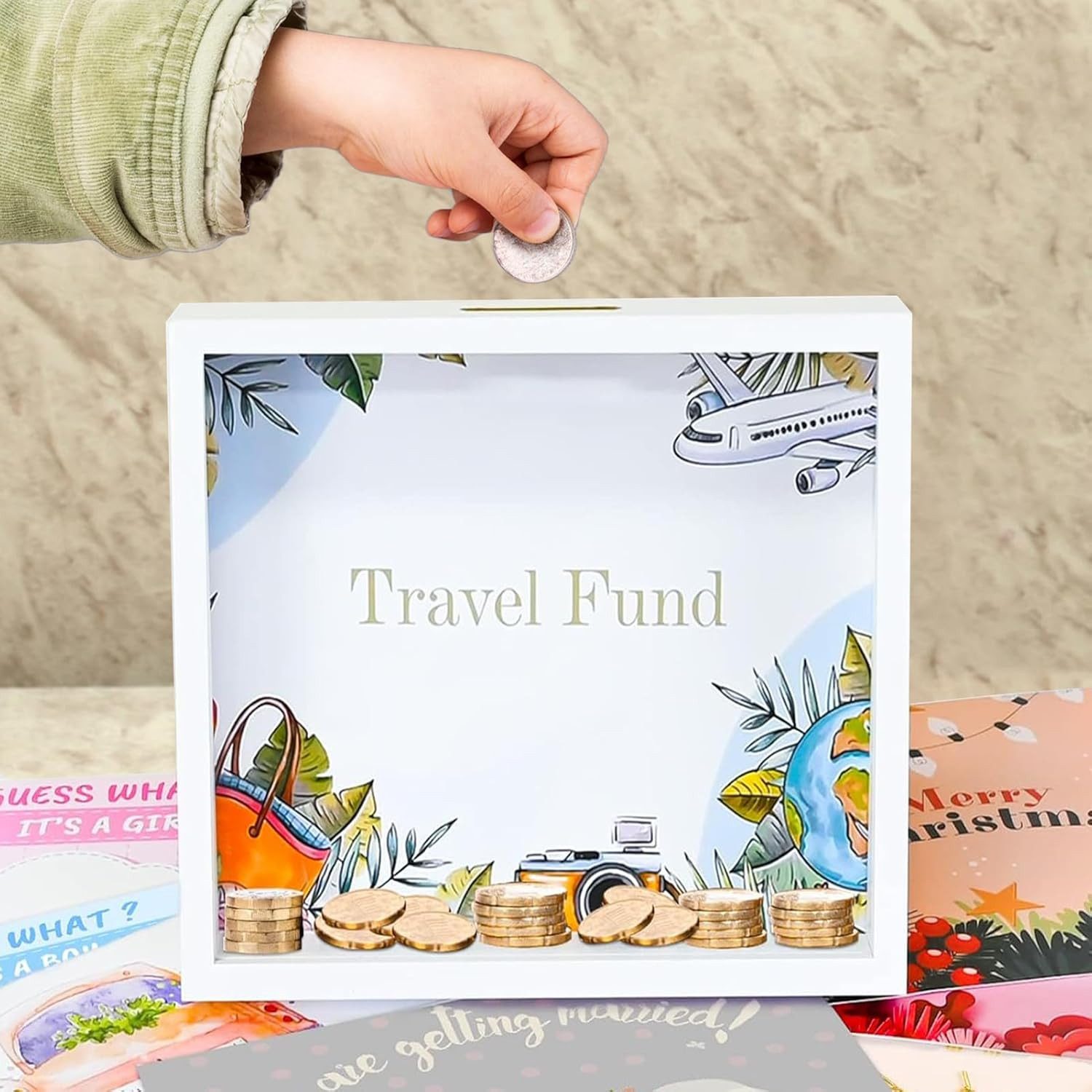 MODFU Bilderrahmen 3D Fotorahmen zum Befüllen Kunstrahmen Objektrahmen Bild günstig online kaufen