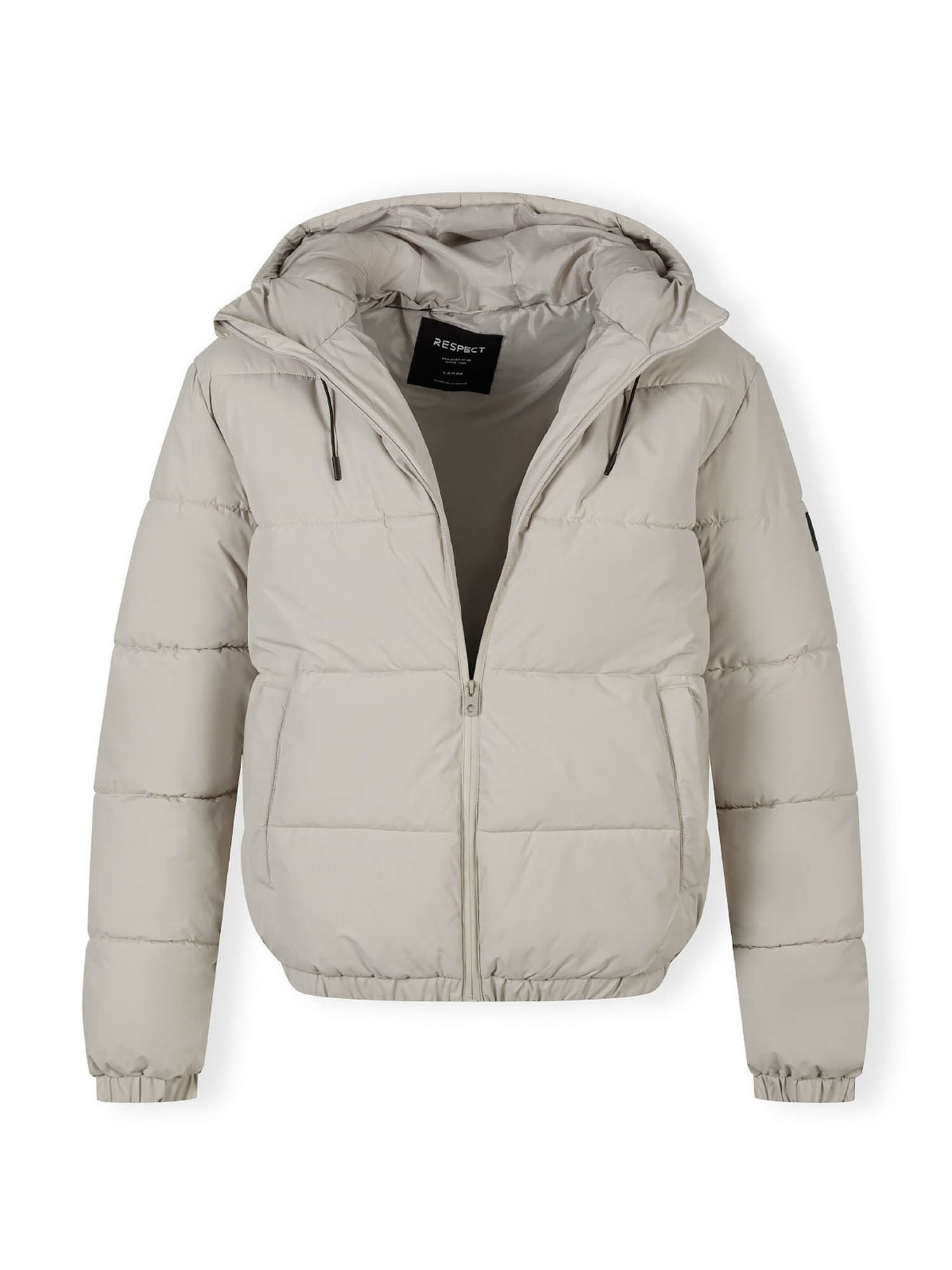Winterjacke Ripstop-Jacke mit hohem Kragen und Reißverschlusstaschen  (XS-XXL)