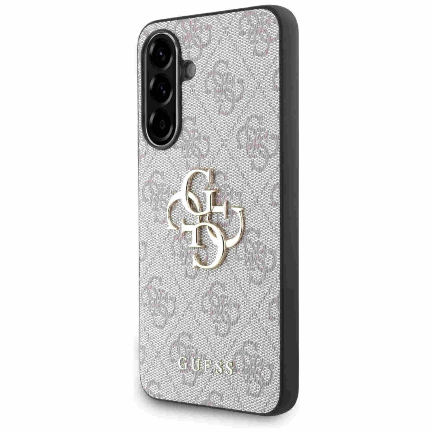 Guess Smartphone-Hülle Guess Samsung Galaxy A56 Big Classic Logo Schutzhülle Case Rosa
