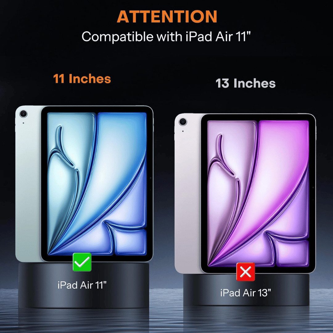 SmartUP Displayschutzglas 2X Schutzglas für iPad Air 11 Zoll M3 2025/M2 2024 Panzerfolie Display für iPad Air 11" M3 (2025), iPad Air 11" M2 (2024), iPad Air 5  – Bild 2 von 5