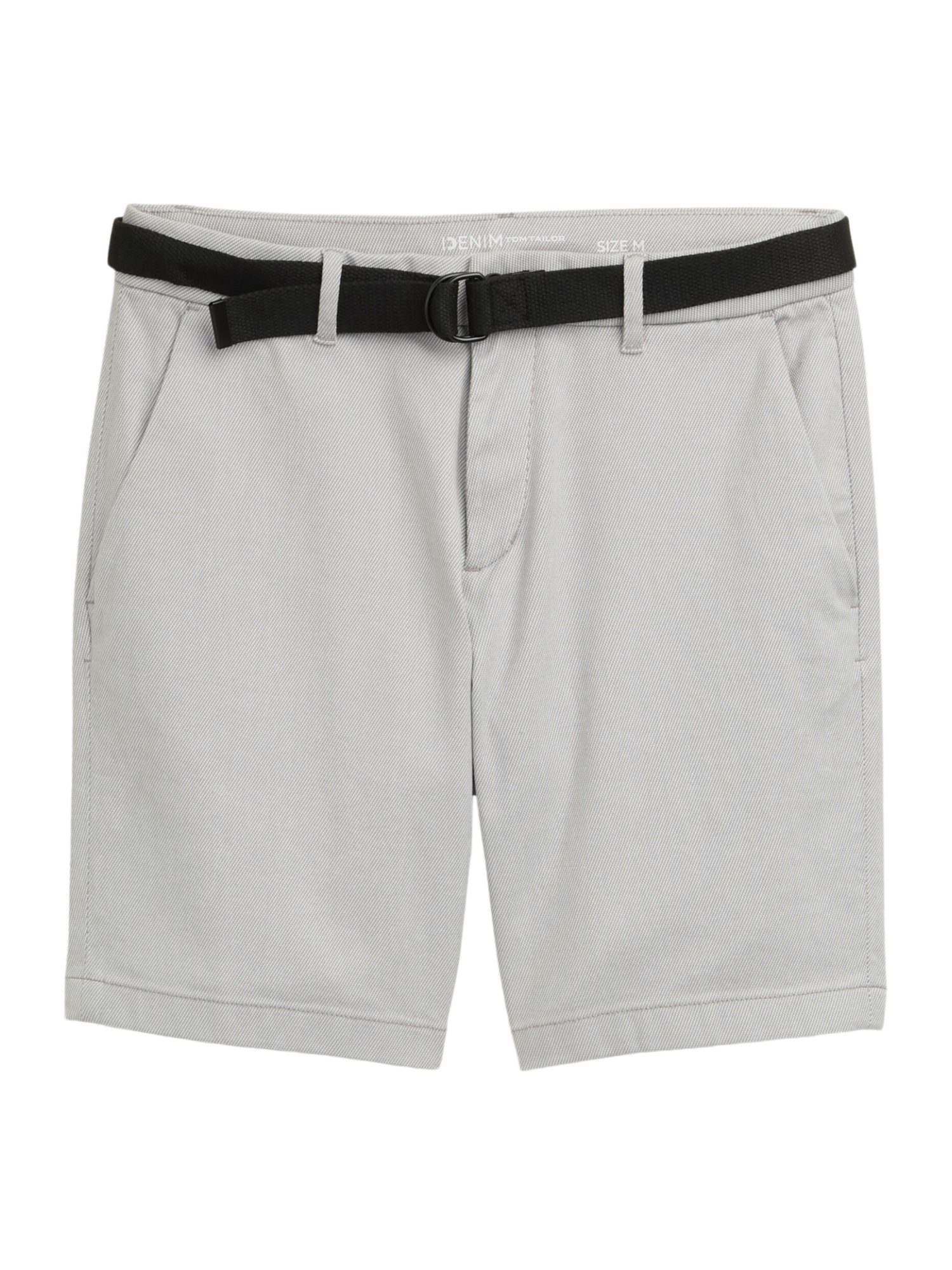 TOM TAILOR Denim Bermudas N grau, Casual, Baumwolle, Unifarben, Regular Fit, Mittel