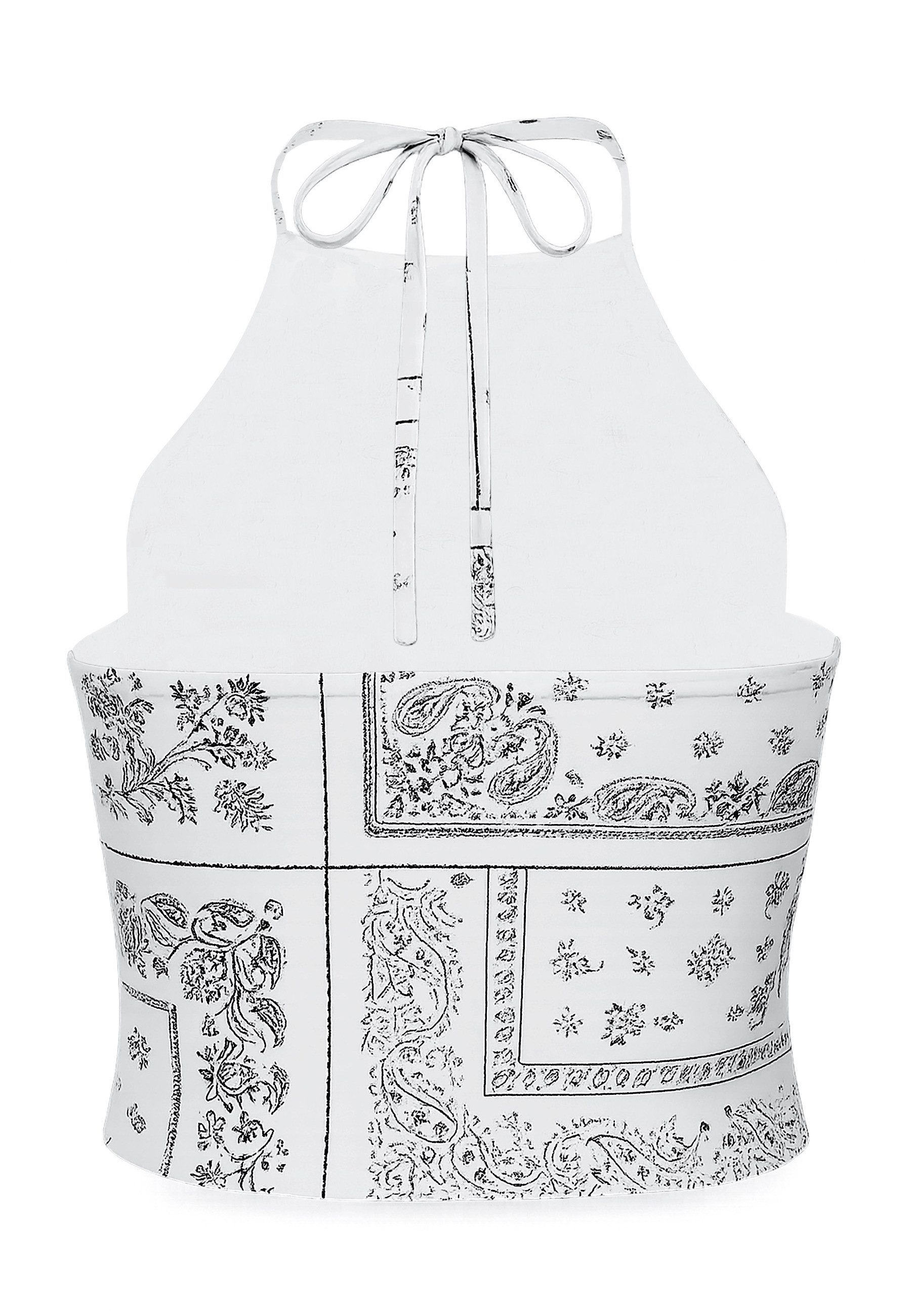 Karl Kani Muskelshirt Karl Kani Signature Paisley Neckholder Top (1-tlg)