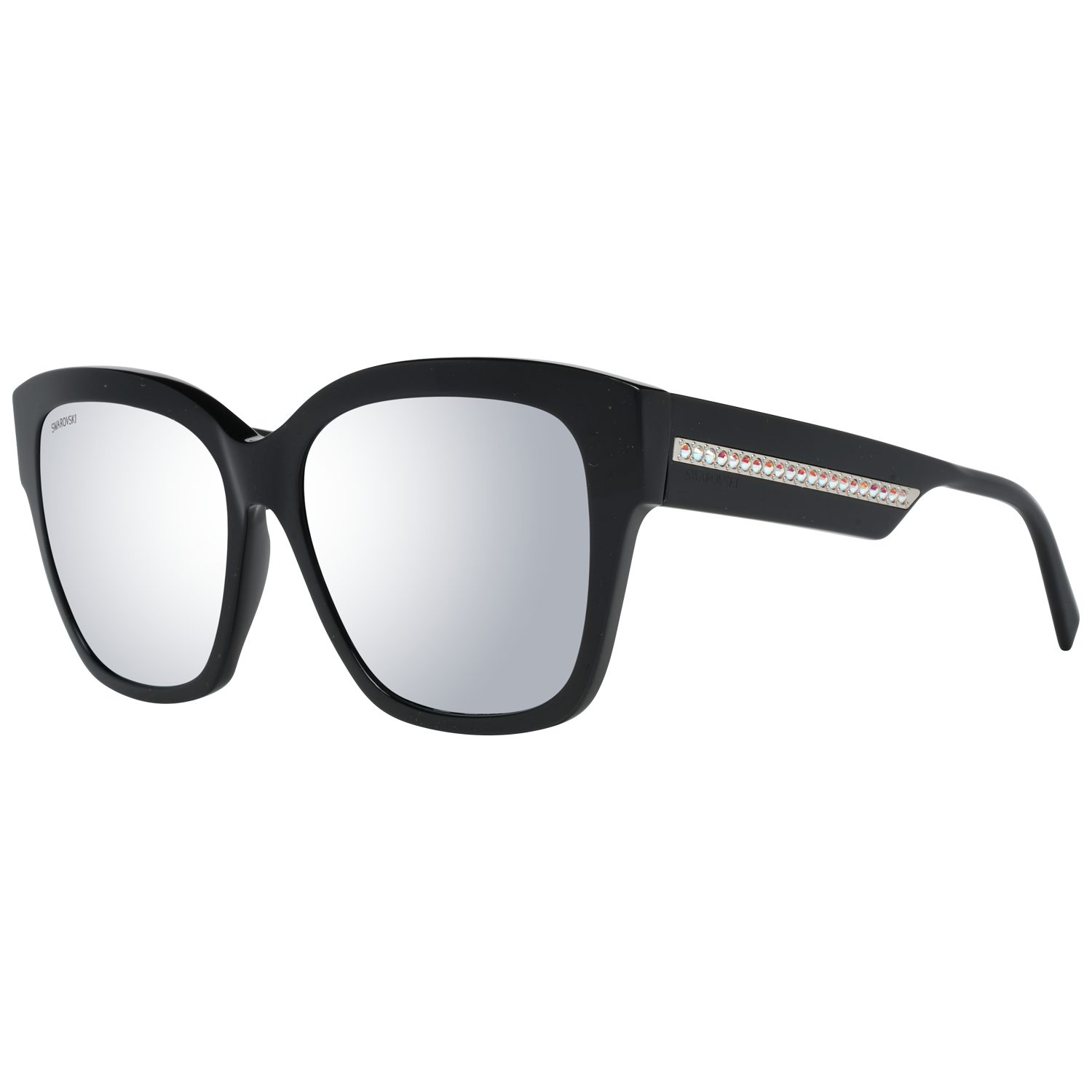 mit verspiegelte Swarovski Kristallen Swarovski funkelnden Bügel Brillengläser, Sonnenbrille 5701Z SK0305