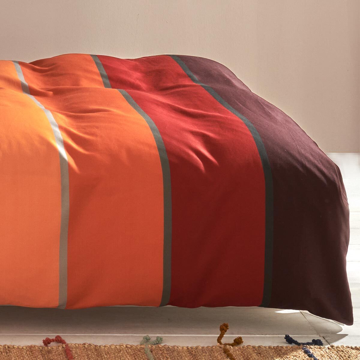 TRAUMSCHLAF Bettwäsche Orlando, Mako Satin, 1 teilig, hochwertige Satin Bettwäsche