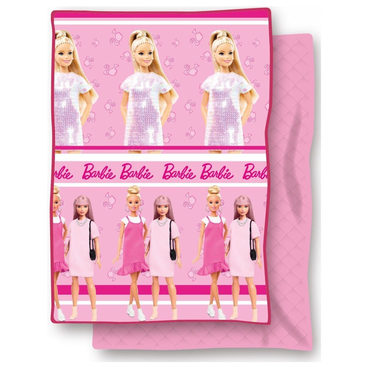 Wohndecke Barbie Tagesdecke 150x250cm Steppdecke im günstig online kaufen