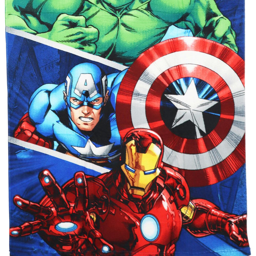 MARVEL Strandtuch Marvel Avengers Mikrofaser Strandtuch Badetuch Duschtuch XL 70x140 cm