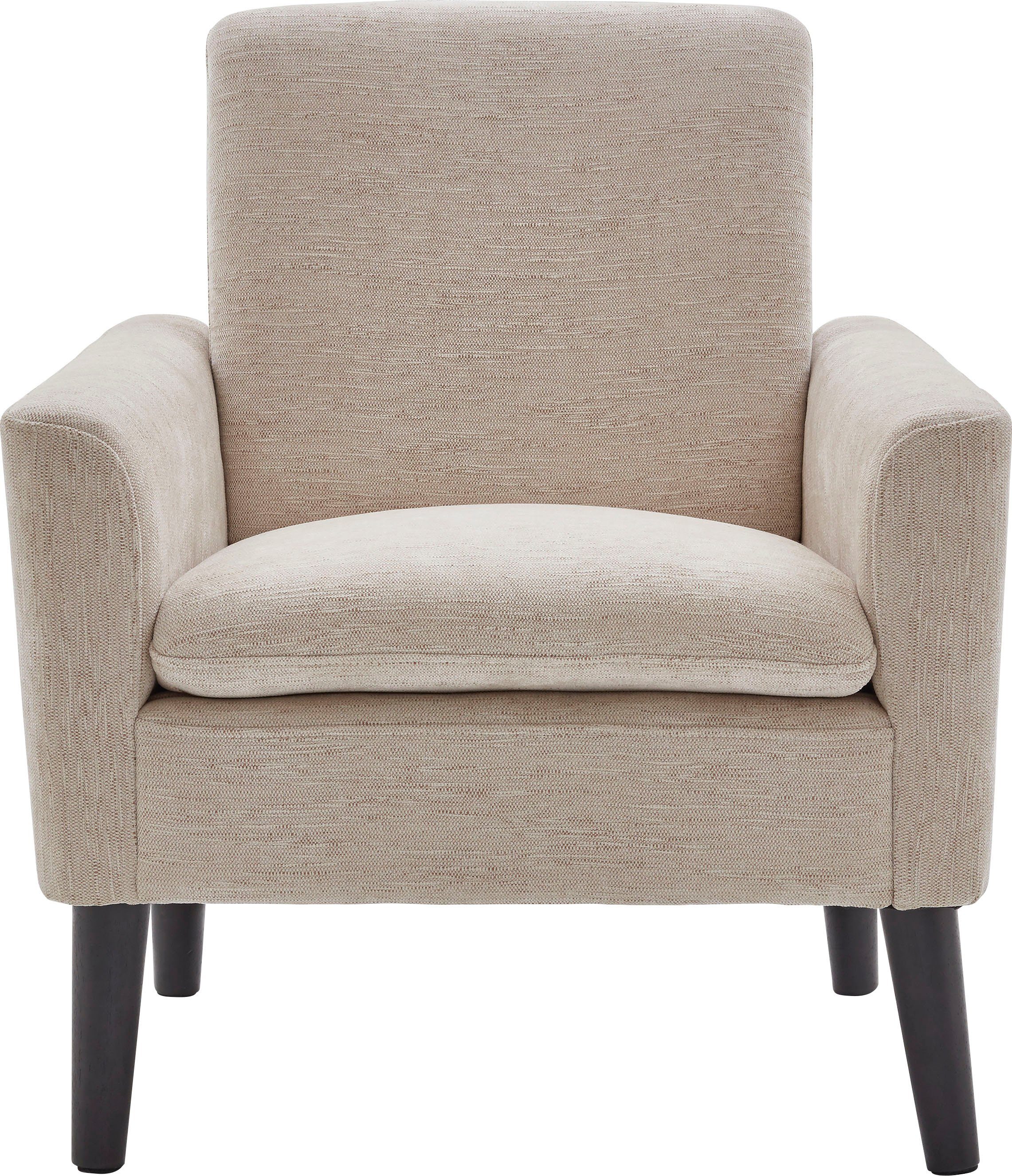 ATLANTIC home Sitzkomfort collection hoher Kimmy, Sessel im frei mit stellbar, Raum Chenille-Bezug