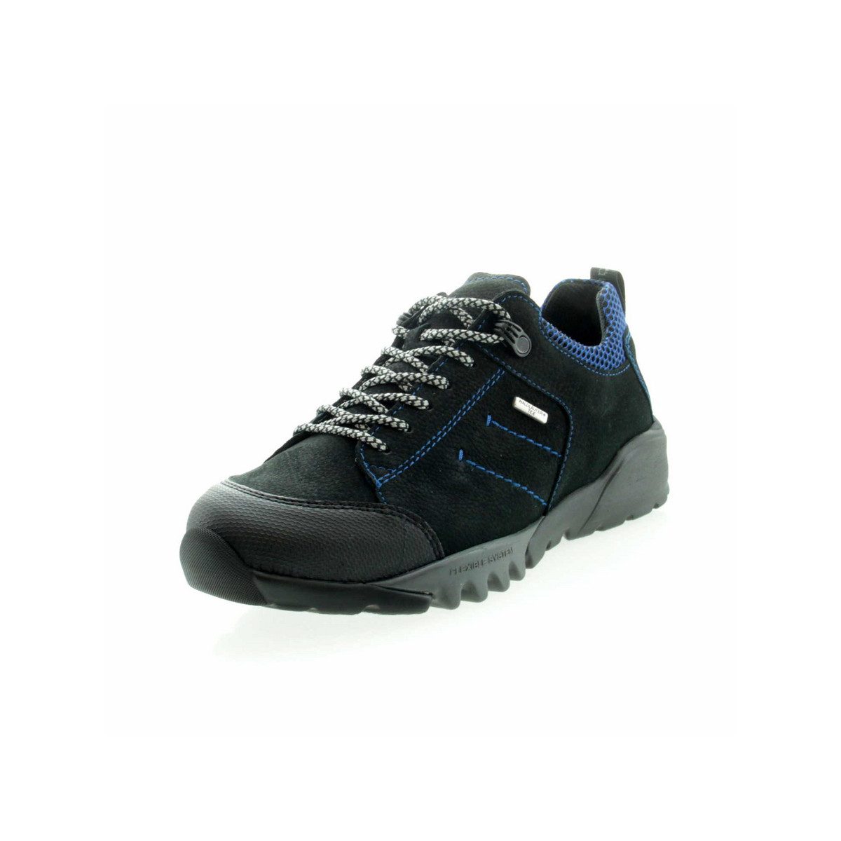 Freizeit Schnürer für Damen in schwarz Sneaker
