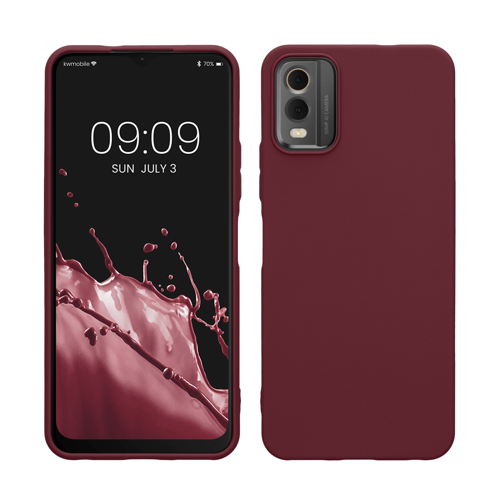 kwmobile Handyhülle Hülle für Nokia C32, Hülle Silikon - Soft Handyhülle - Handy Case Cover