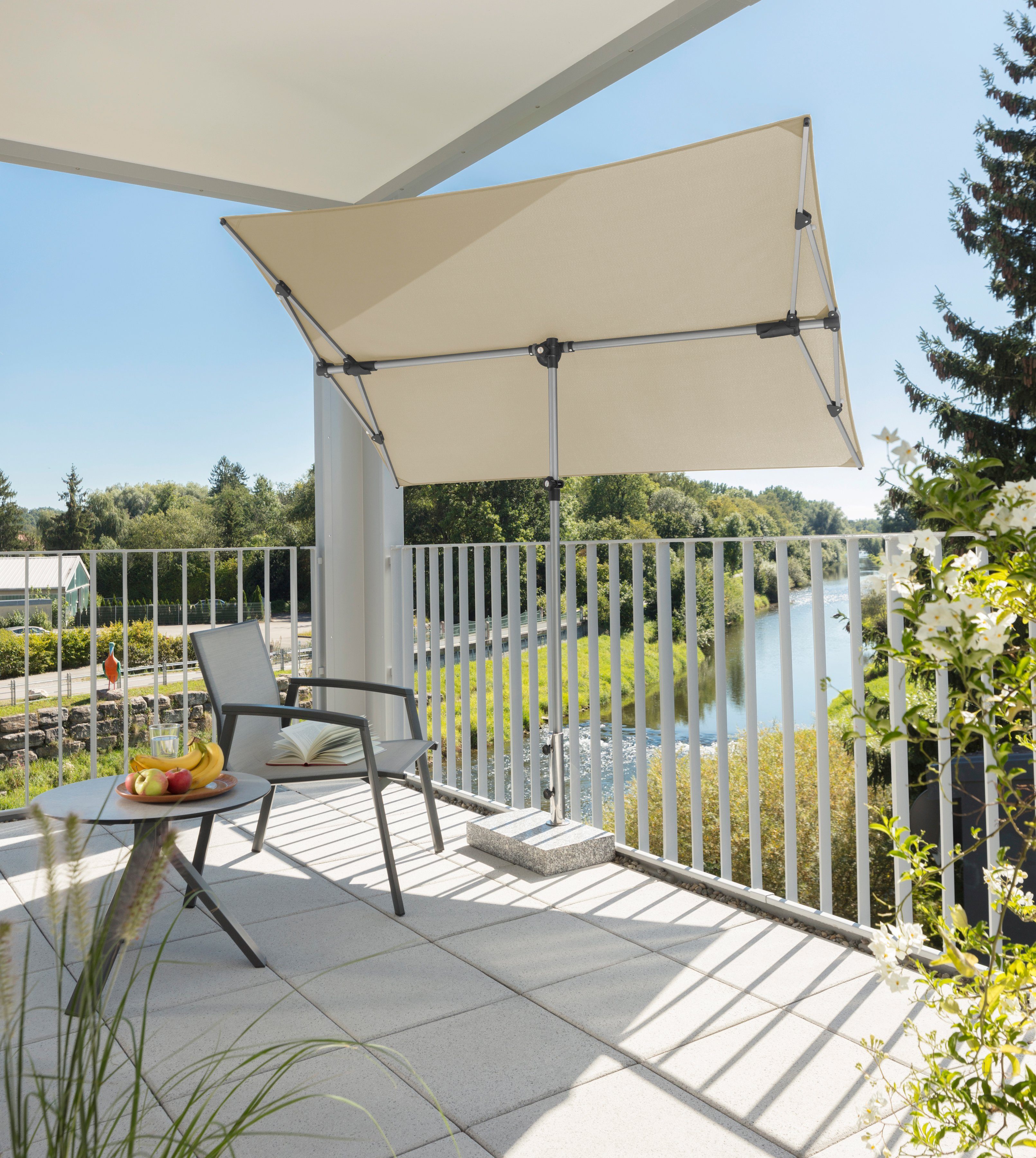 Schneider Schirme Sonnenschirm »Novara«, LxB 140x190 cm, mit