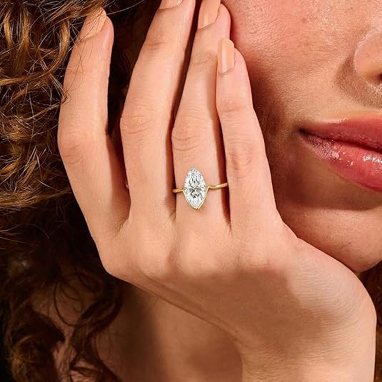 Jumpeak Diamantring weddingring,ring gold,Ringe für Männer und Frauen,Diamantring,3Karat, Valentinstagsgeschenk,Jubiläumsgeschenk,Geschenk für meine Geliebte