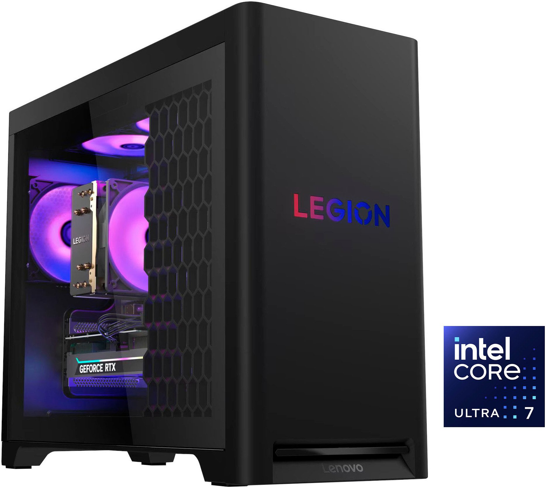 Lenovo Legion T5 30IAS10 Gaming-PC (Intel Core Ultra 7 265KF, GeForce RTX™ 5070 Ti, 32 GB RAM, 1000 GB SSD, Flüssigkeitskühlung + Luftkühlung)