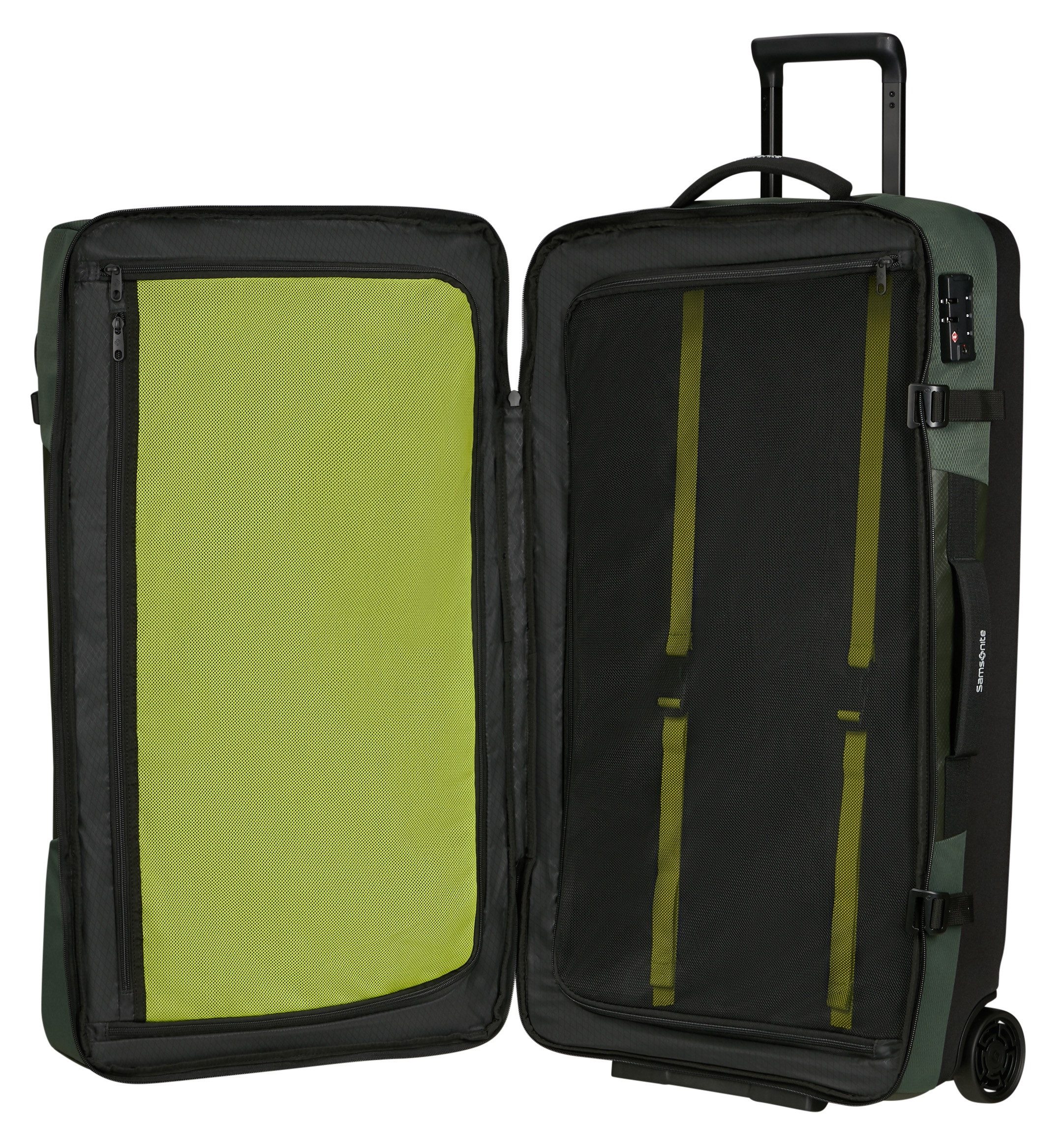 Samsonite Reisetasche ARMOX, 79 cm, Duffle mit Rollen TSA-Schloss Packgurte Trolley-Gestänge