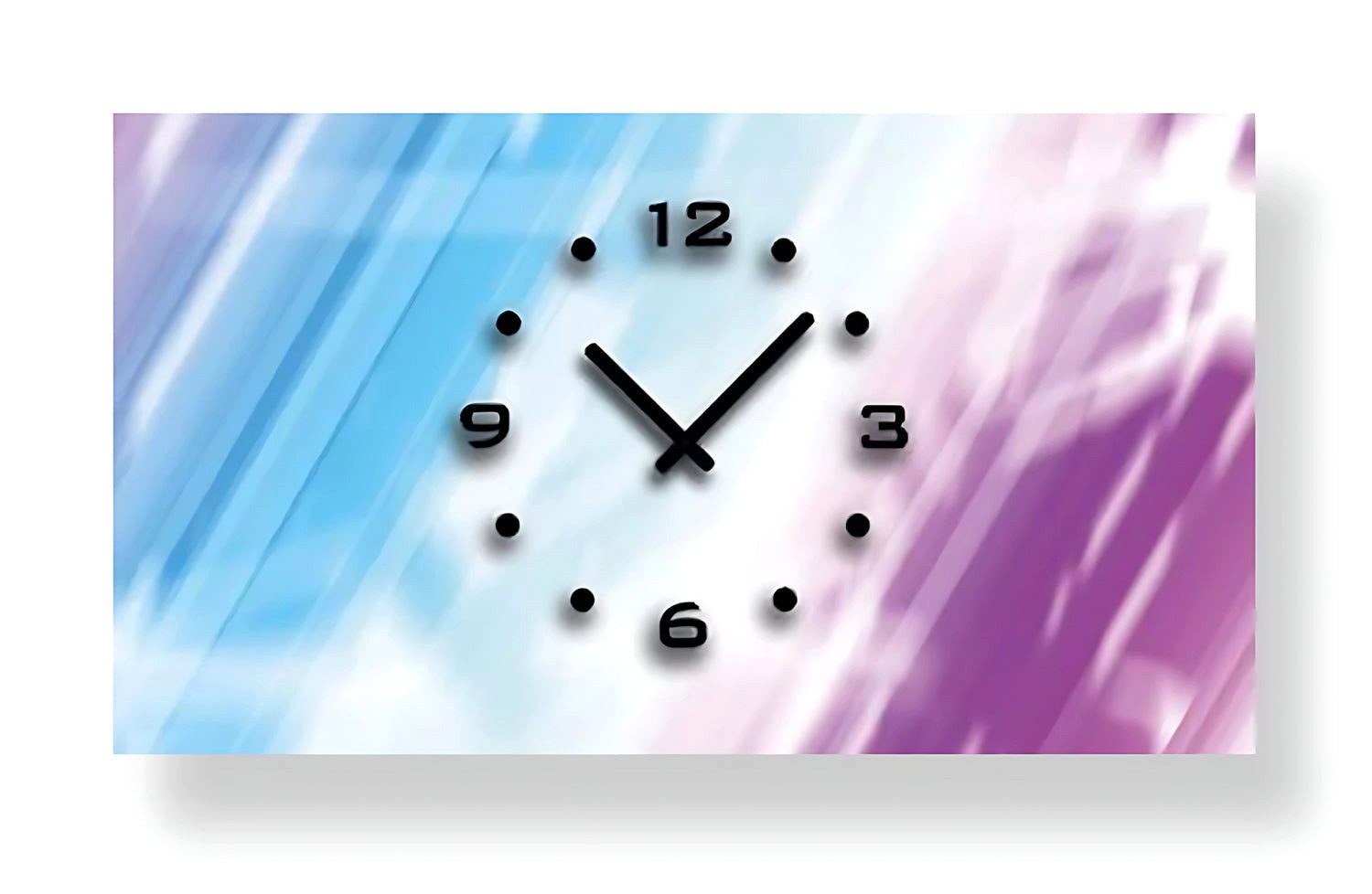 dixtime Wanduhr moderne Wanduhr in 3-D-Optik - Dixtime Modell: 3D-0431