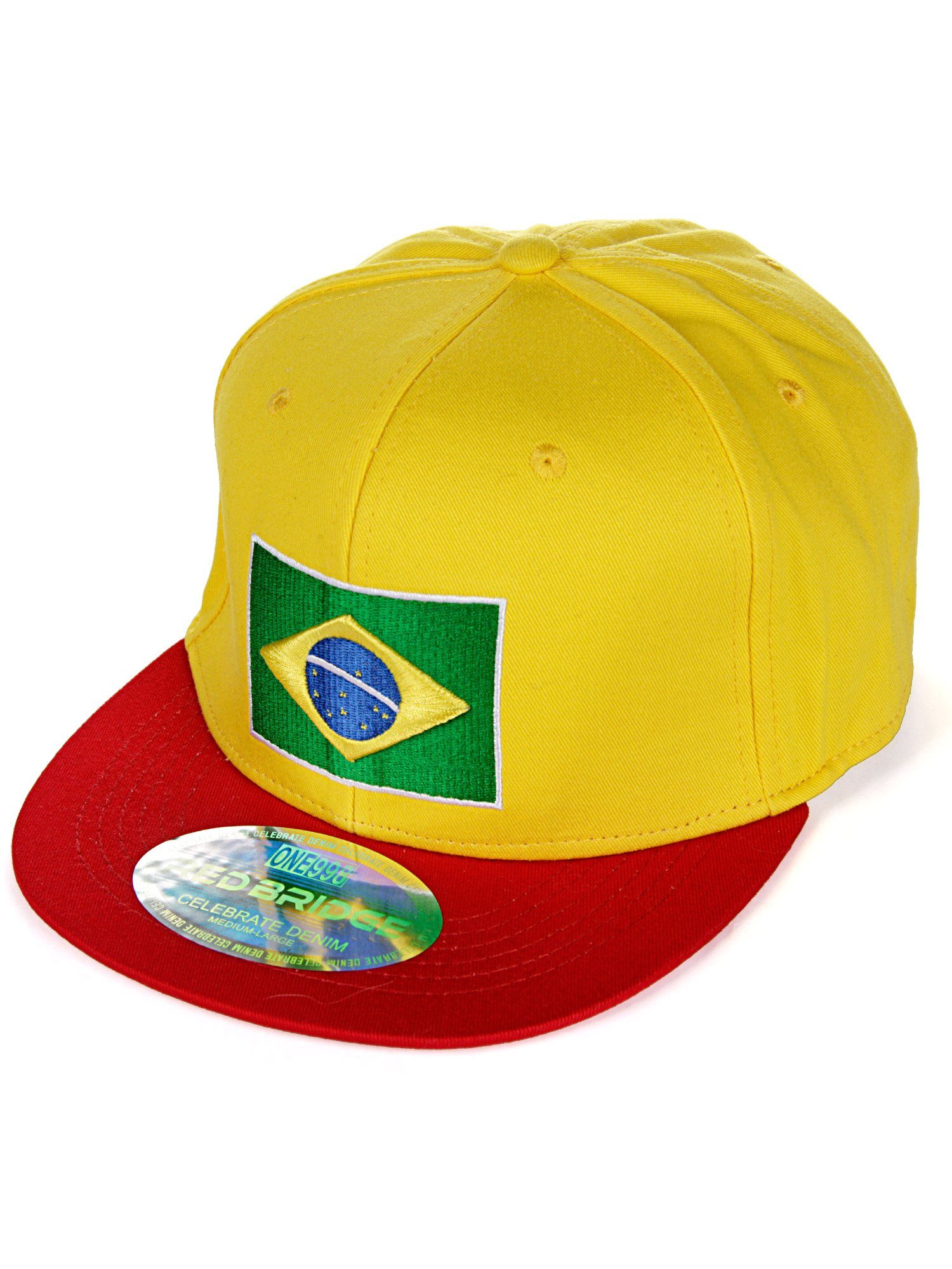 trendiger Baseball mit Gurham Brasilien-Stickerei RedBridge Cap gelb