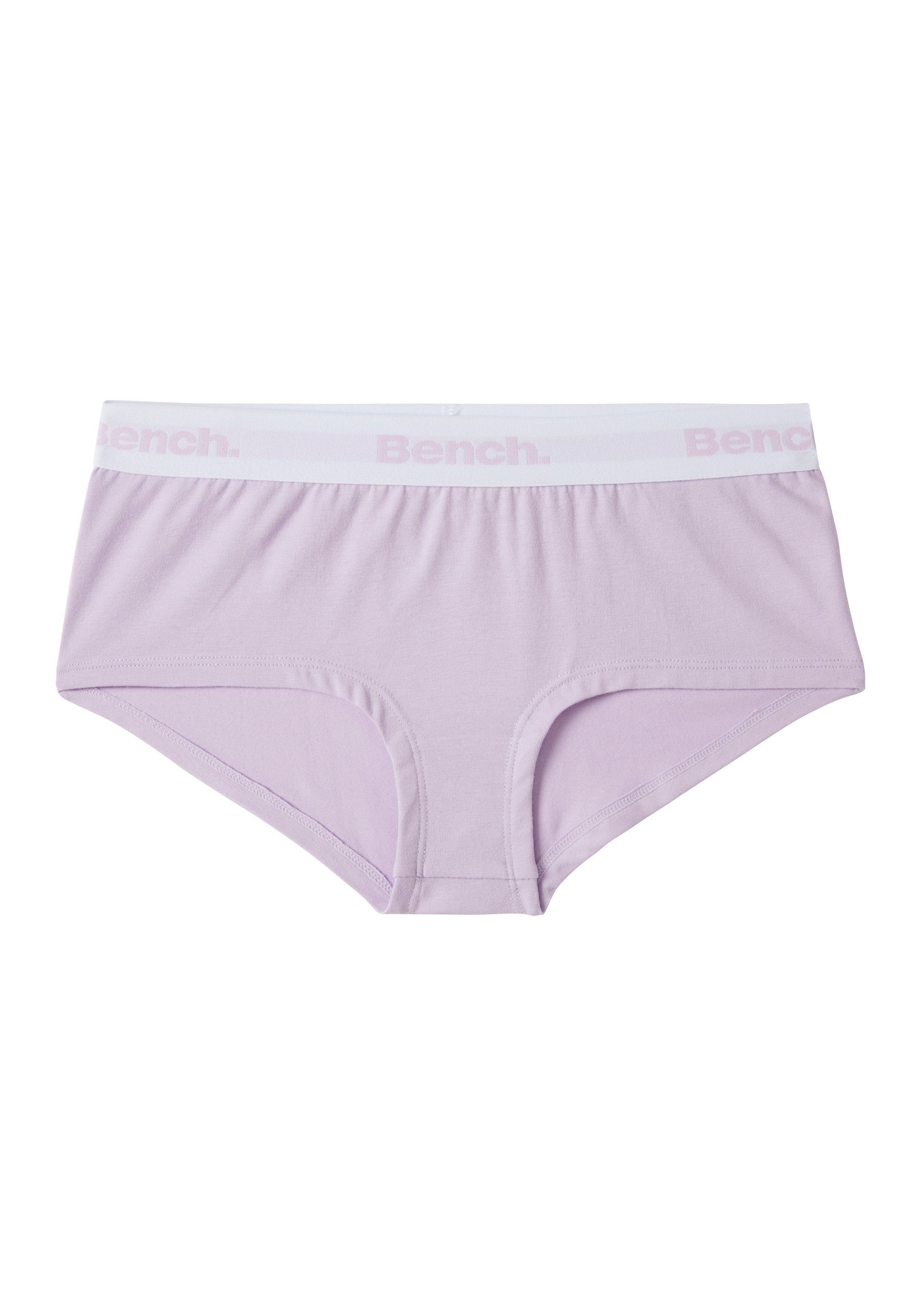 (Packung, Logo-Webbund Panty Bench. / mint / lila 3-St) mit peach