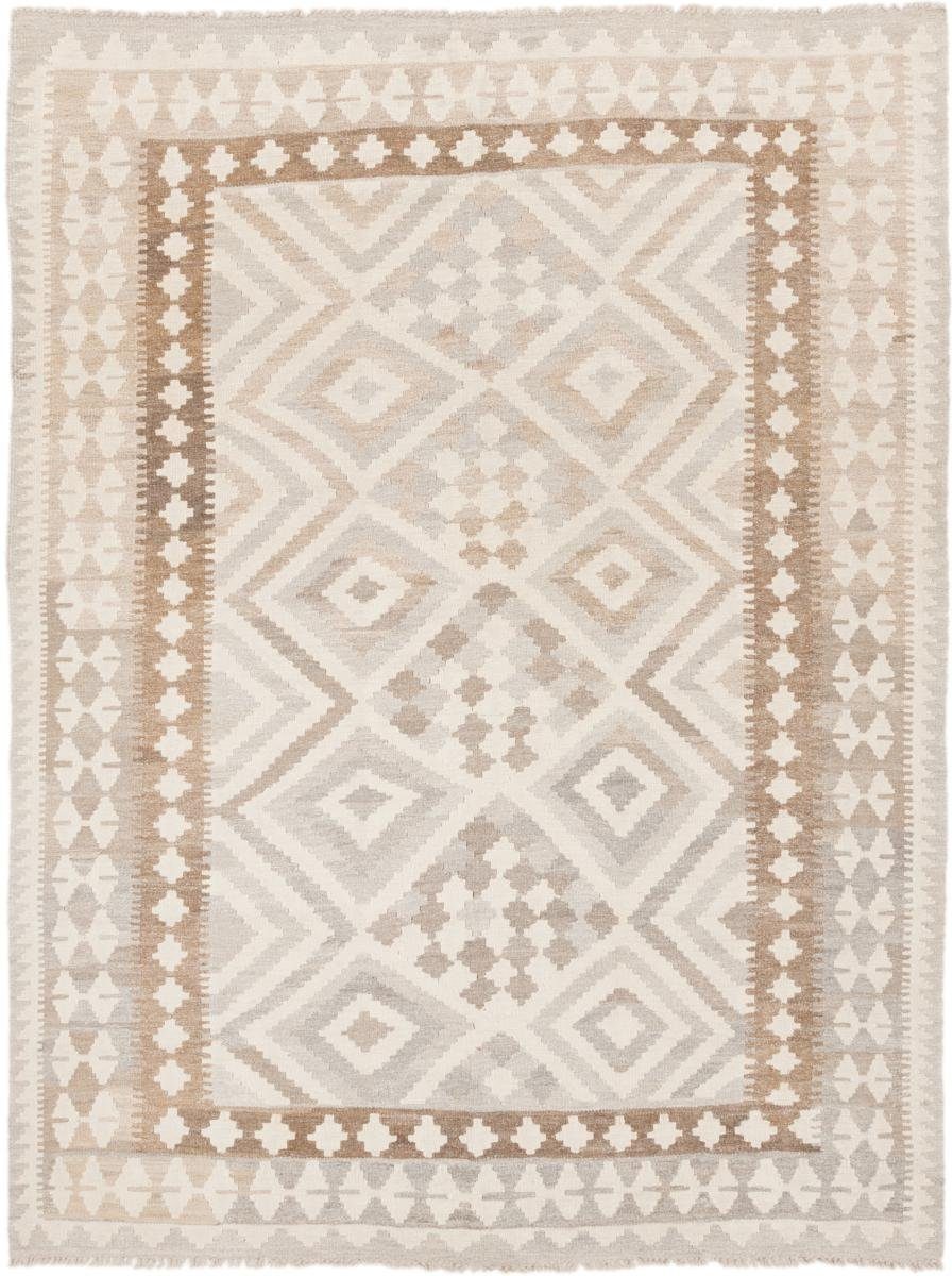 mm Heritage 3 rechteckig, Höhe: Moderner Kelim Orientteppich Handgewebter Afghan Orientteppich, 156x205 Trading, Nain