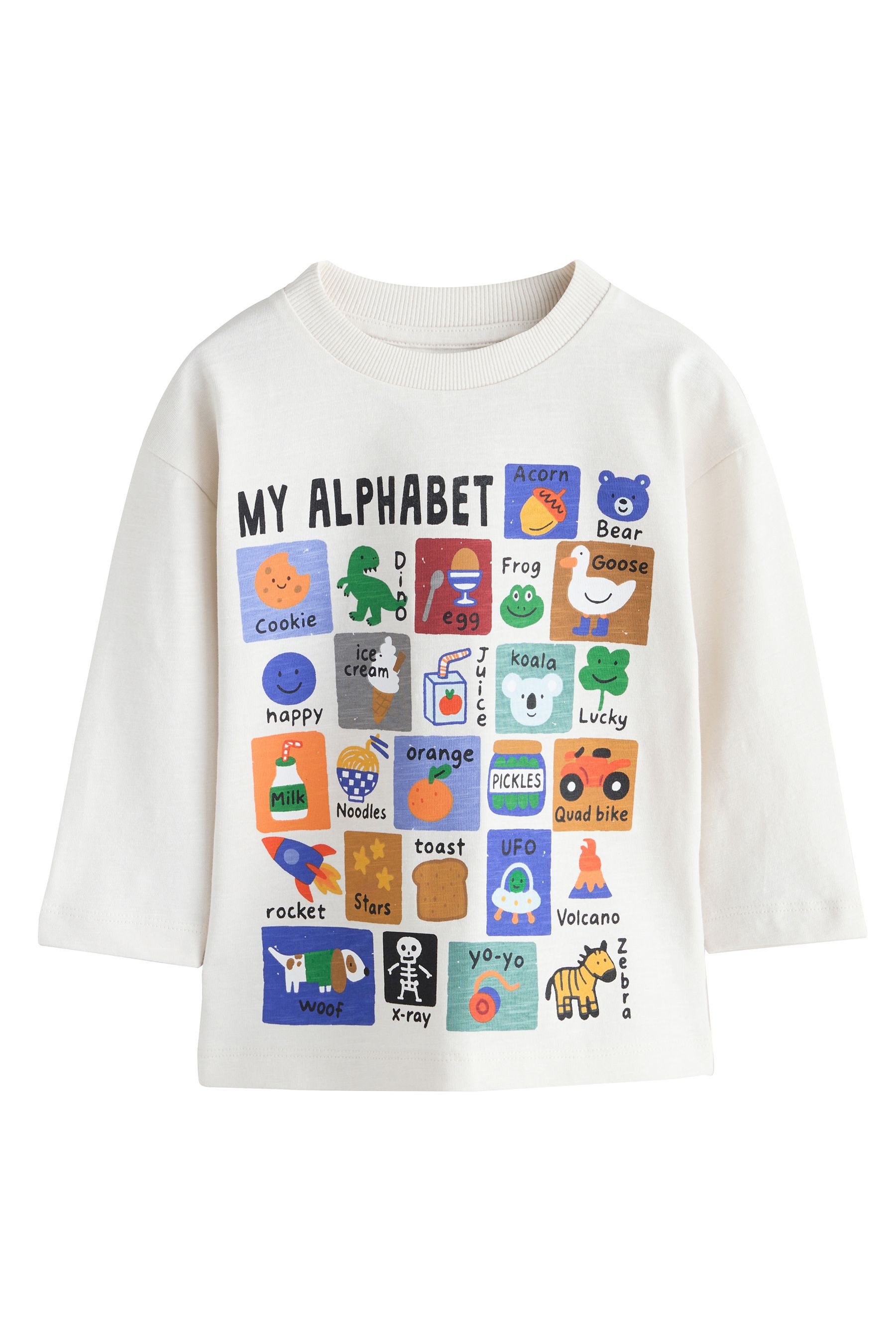 Next Langarmshirt Langärmeliges Shirt mit Rückengrafik (1-tlg)