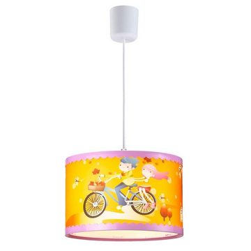 etc-shop LED Pendelleuchte, Leuchtmittel inklusive, Warmweiß, 6,5 Watt Decken Pendel Hänge Lampe Kinderzimmer Leuchte Spielzimmer