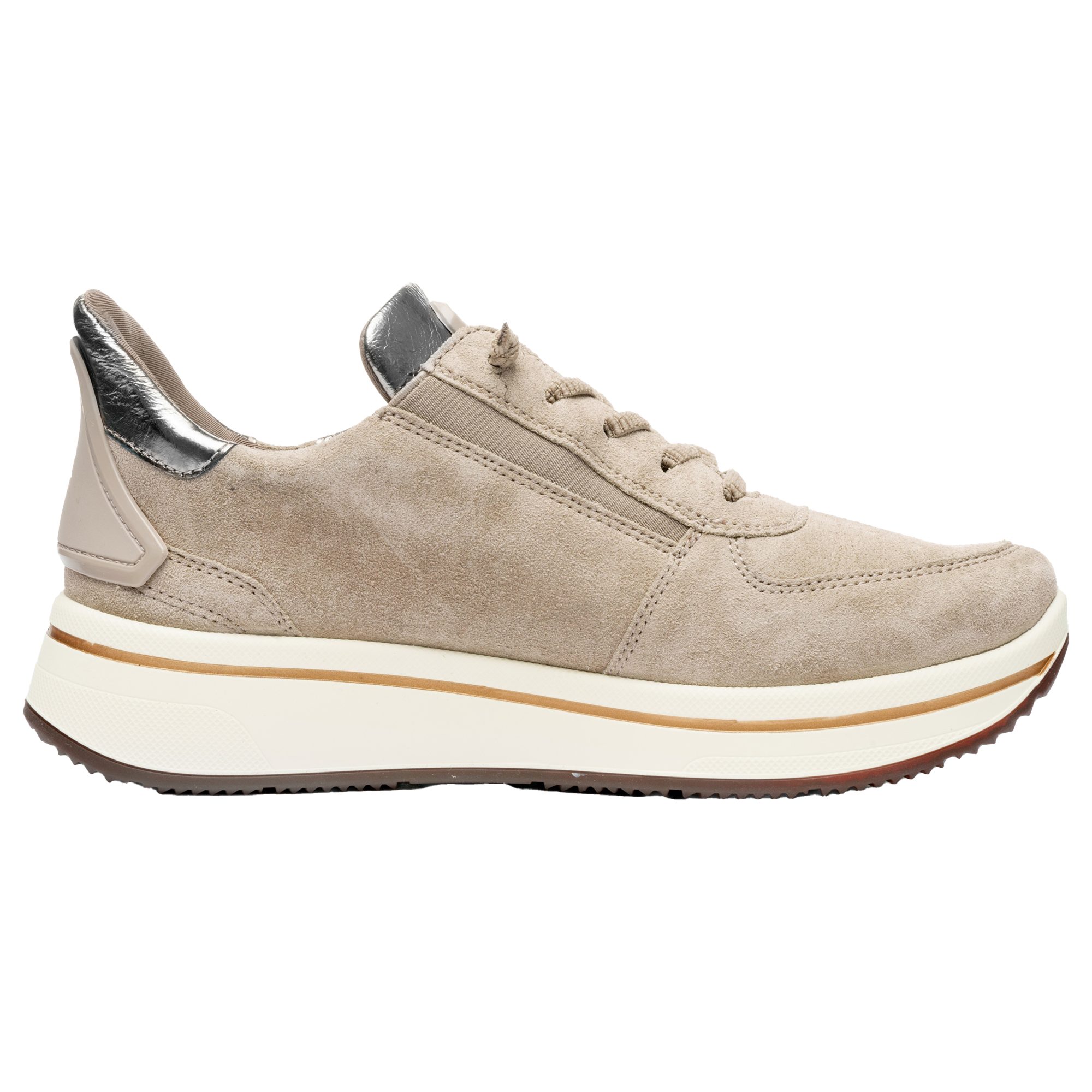 Ara Ara 27554-15 SAPPORO 3.0, Sneaker, Cashmere/ Beige/ Grau, Damen Sneaker günstig online kaufen