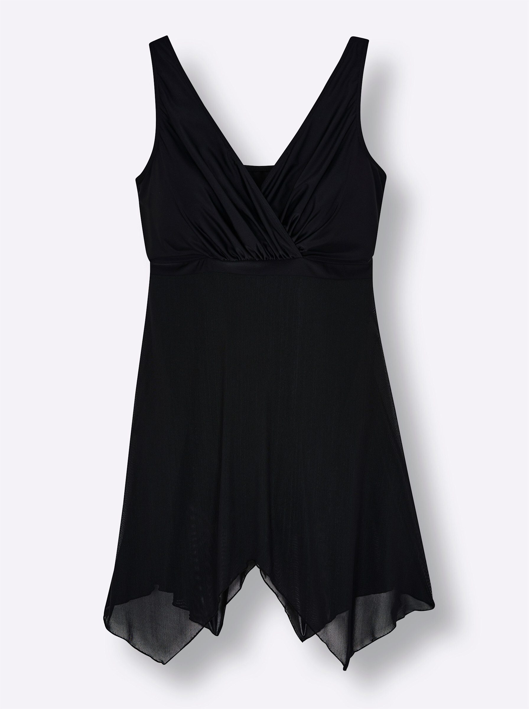 Sheego Badeanzug Badekleid Ärmellos