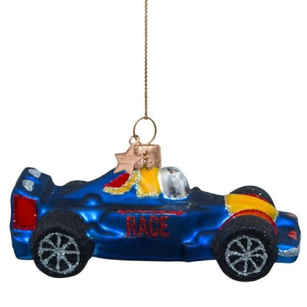 Vondels Christbaumschmuck VONDELS Christbaumschmuck Rennauto Blau günstig online kaufen