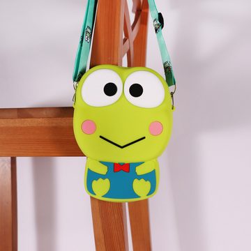 OGI MOGI TOYS Kindergartentasche Ogi Mogi Toys Silikon Grüne Frosch Umhängetasche (1-tlg)