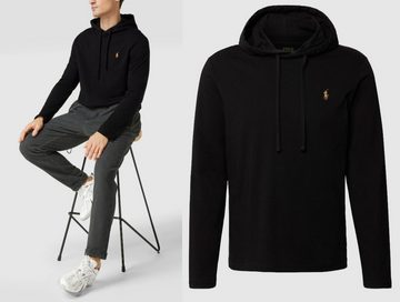 Ralph Lauren Kapuzensweatshirt POLO RALPH LAUREN Hooded T-Shirt Longsleeve Shirt Hoodie Preppy Sweats