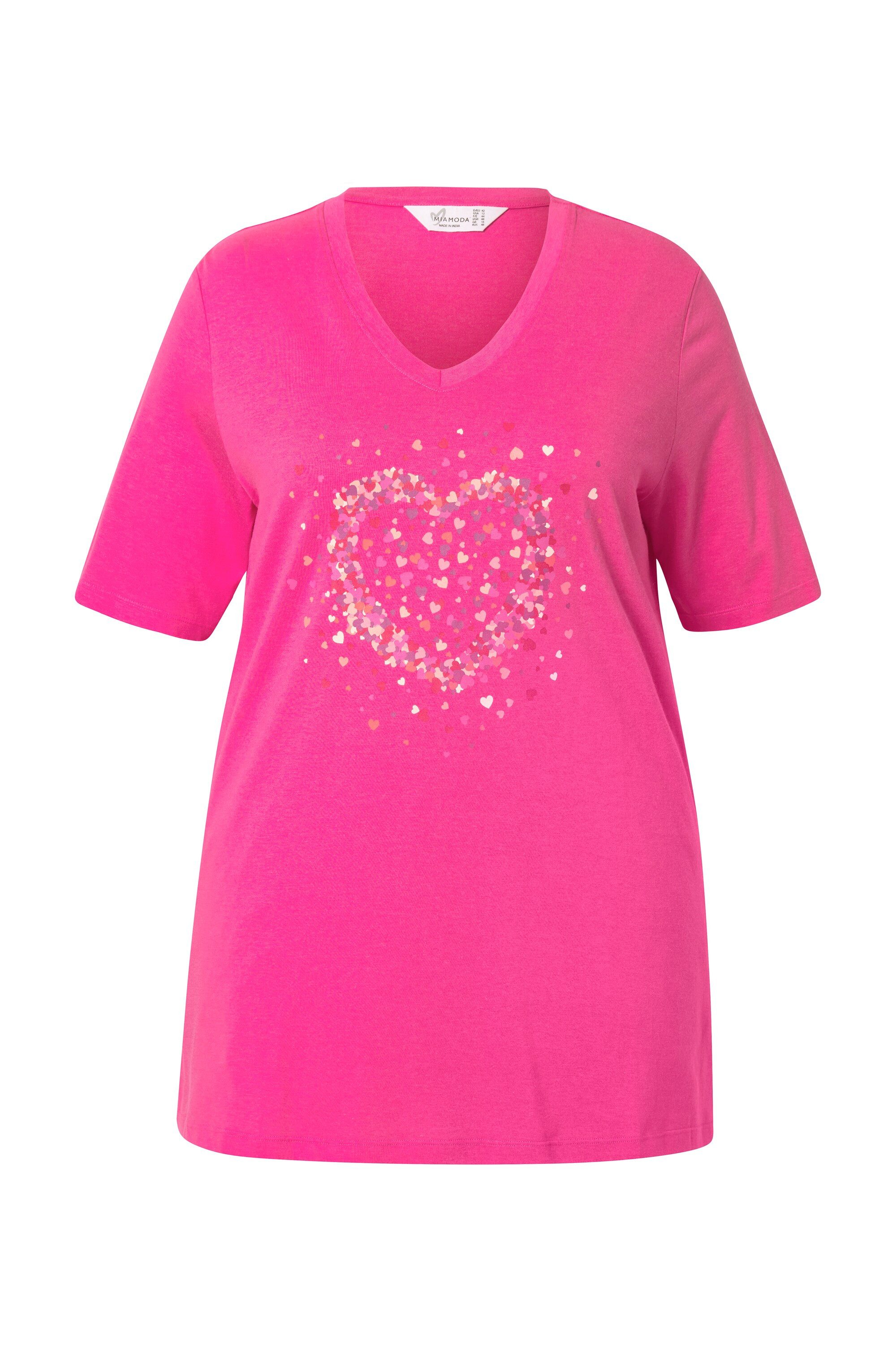 MIAMODA T-Shirt T-Shirt A-Linie Herz-Print günstig online kaufen