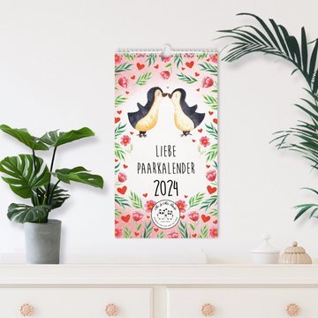 Mr. & Mrs. Panda Partnerkalender 2024 Liebe Collection - Weiß - Geschenk, Freund, Wandkalender, Jahres