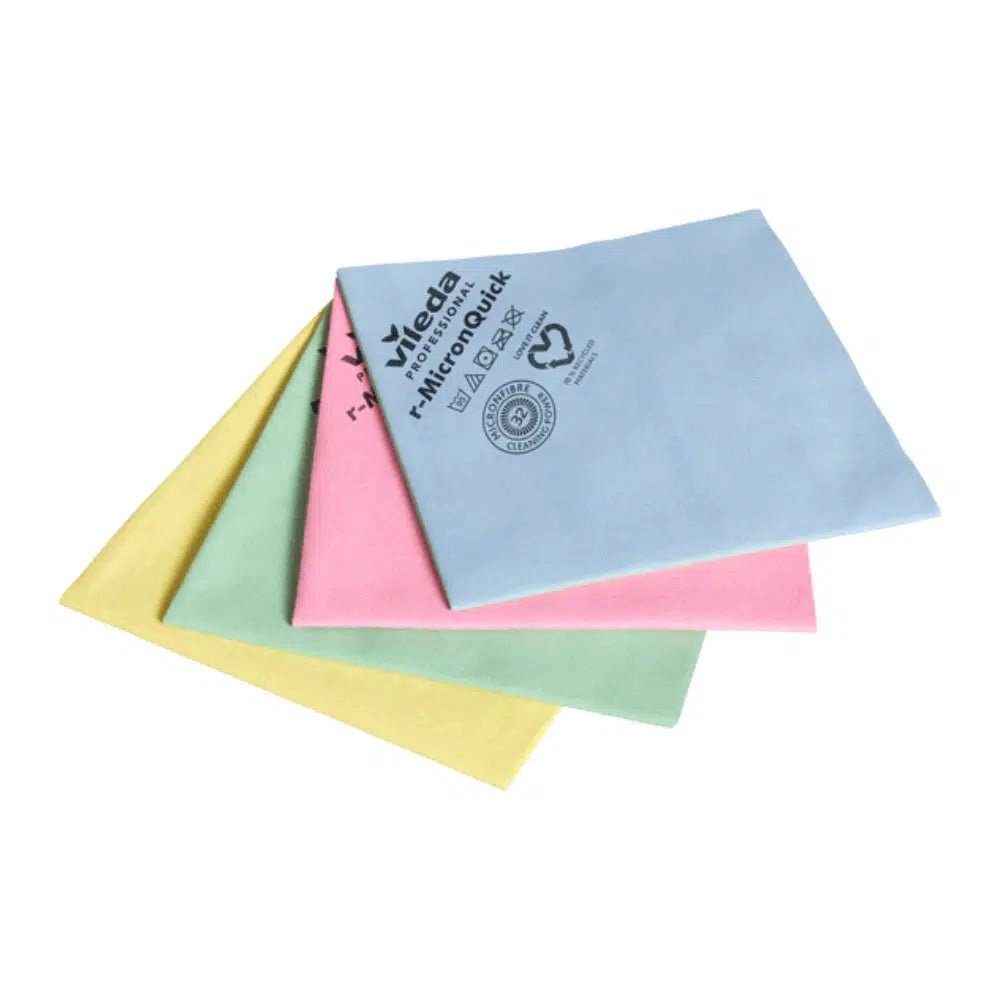 Vileda Vileda r-MicronQuick Microfasertuch - 5 Tücher Reinigungstuch (Microfasertuch)